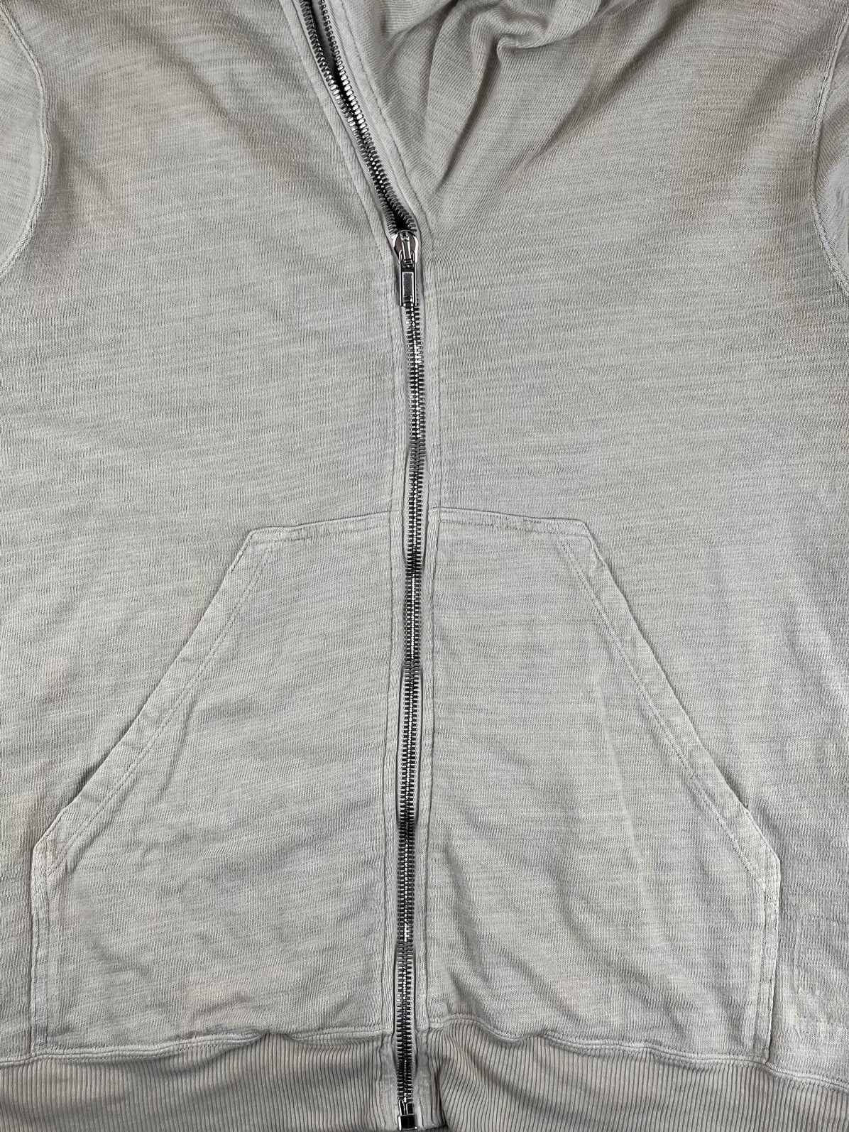 Rick Owens × Rick Owens Drkshdw FW18 Rick Owens BG Mountain Hoodie Diagonal Zip Size US XL / EU 56 / 4 - 4 Thumbnail