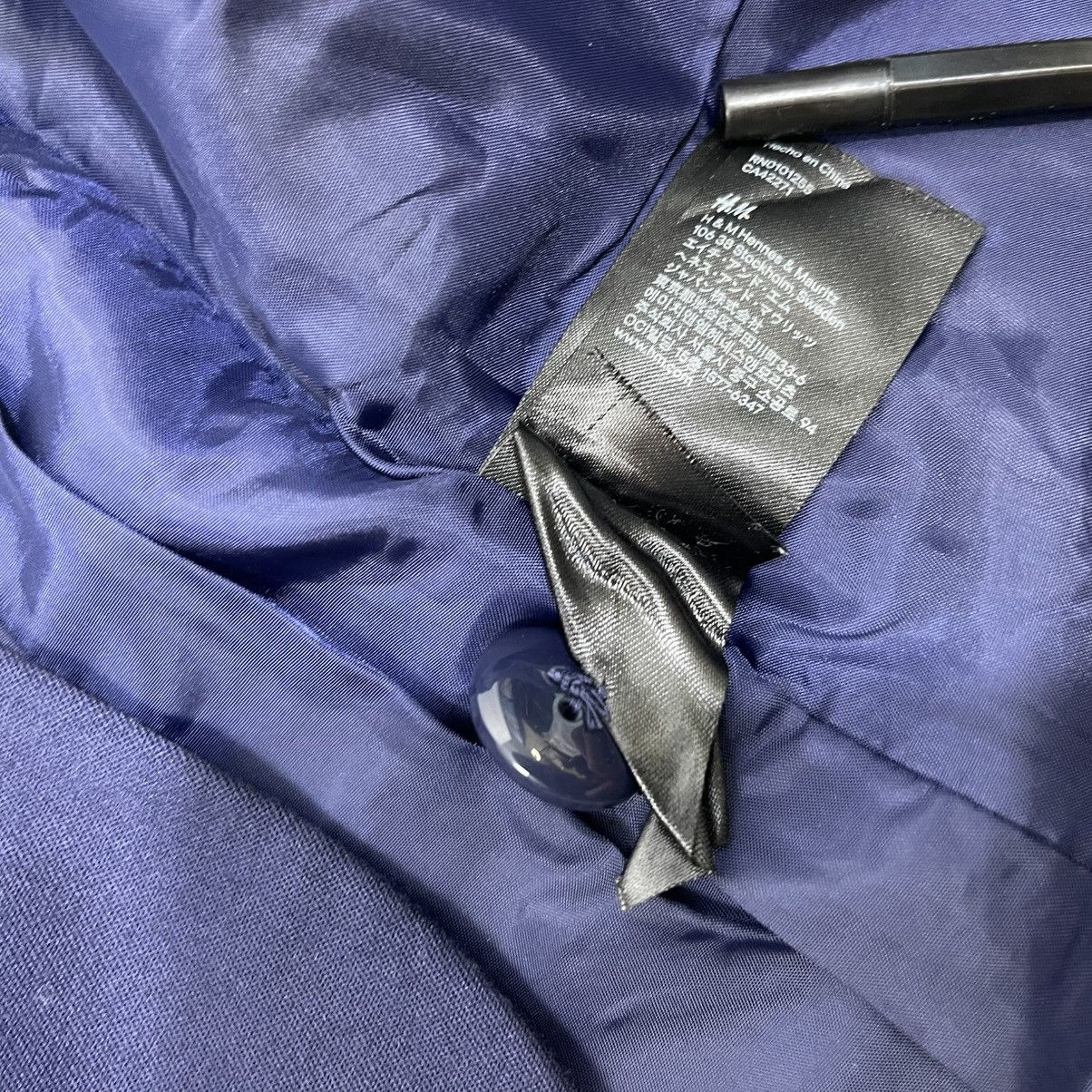 Divided × H&M DIVIDED Women's Navy Blazer Size XL / US 12-14 / IT 48-50 - 9 Thumbnail