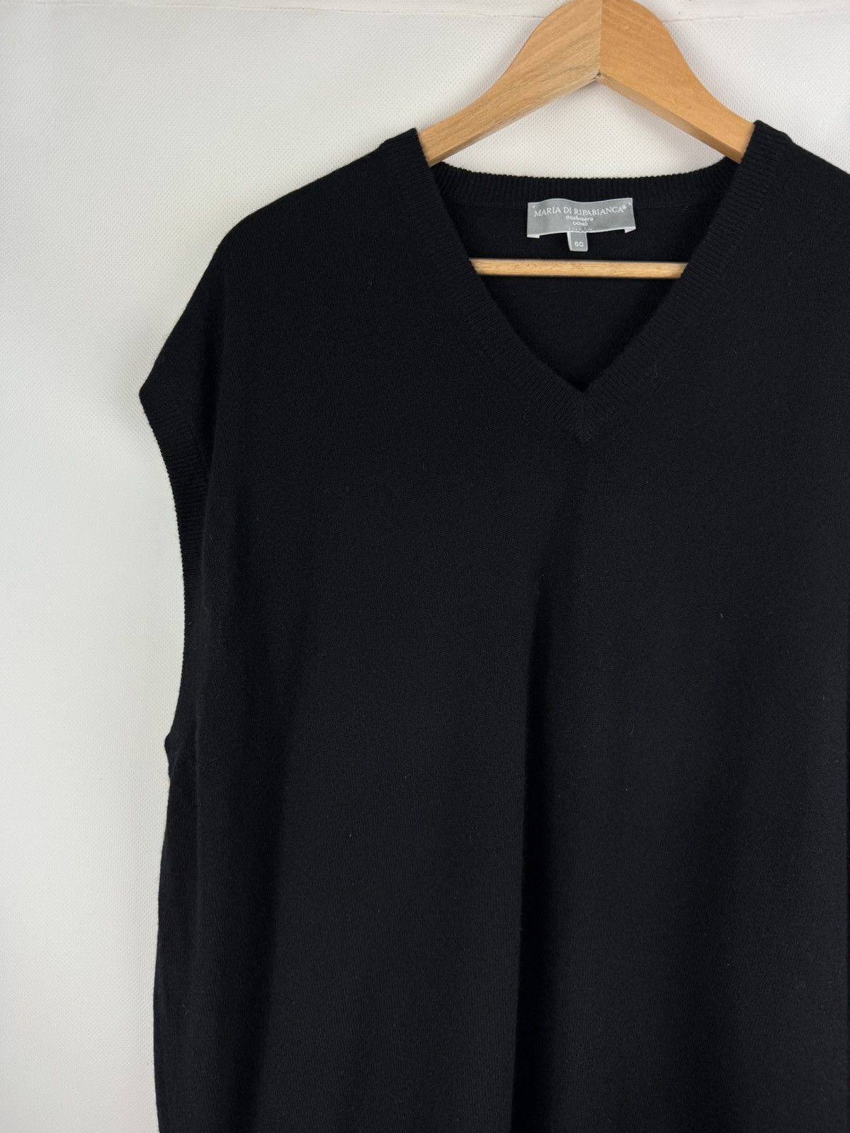 Other Maria Di Ripabianca Cashmere Sleeveless Knitted Vest Sweater Size US XXL / EU 58 / 5 - 4 Thumbnail