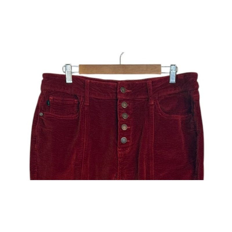 Judy Blue Judy Blue Pants Women 16W Red Corduroy Plus Size Ankle Size 33" - 2 Thumbnail