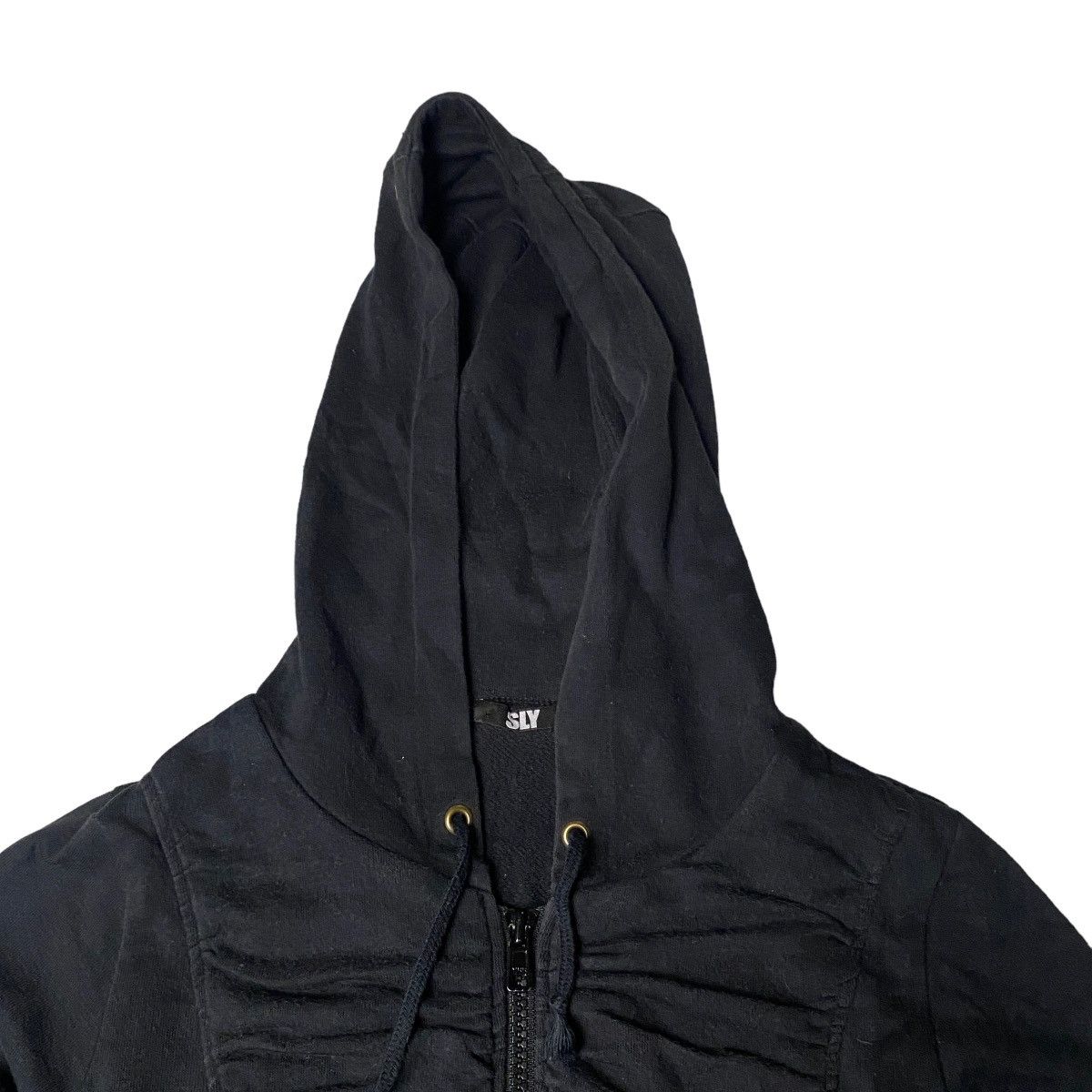 Hysteric Glamour 2000's Sly Japanese Wrinkled Zip Hoodie Size US XS / EU 42 / 0 - 2 Thumbnail