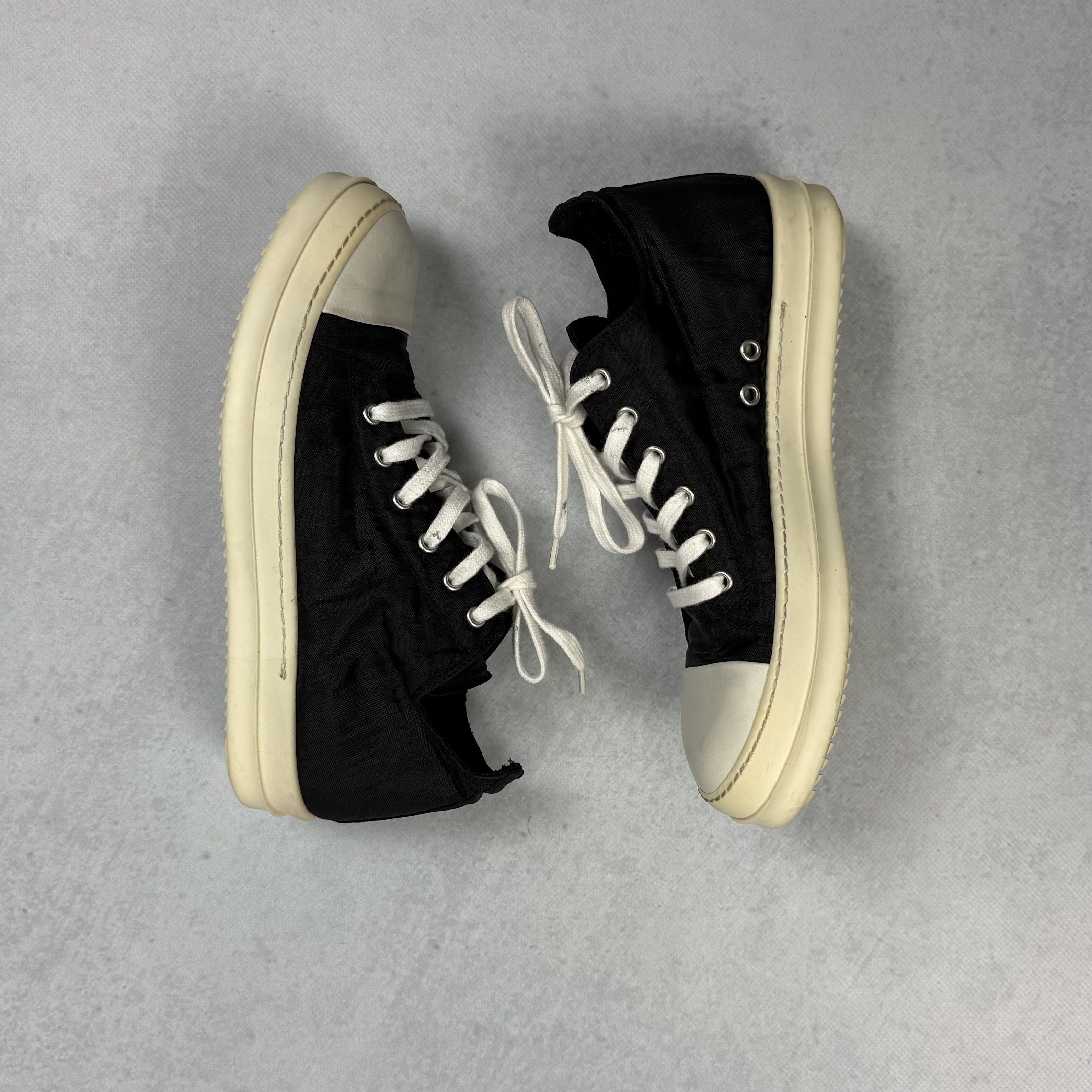Rick Owens RICK OWENS DRKSHDW BLACK LOW TOP SNEAKERS SHOES US7 / EU40 Size US 7 / EU 40 - 2 Thumbnail