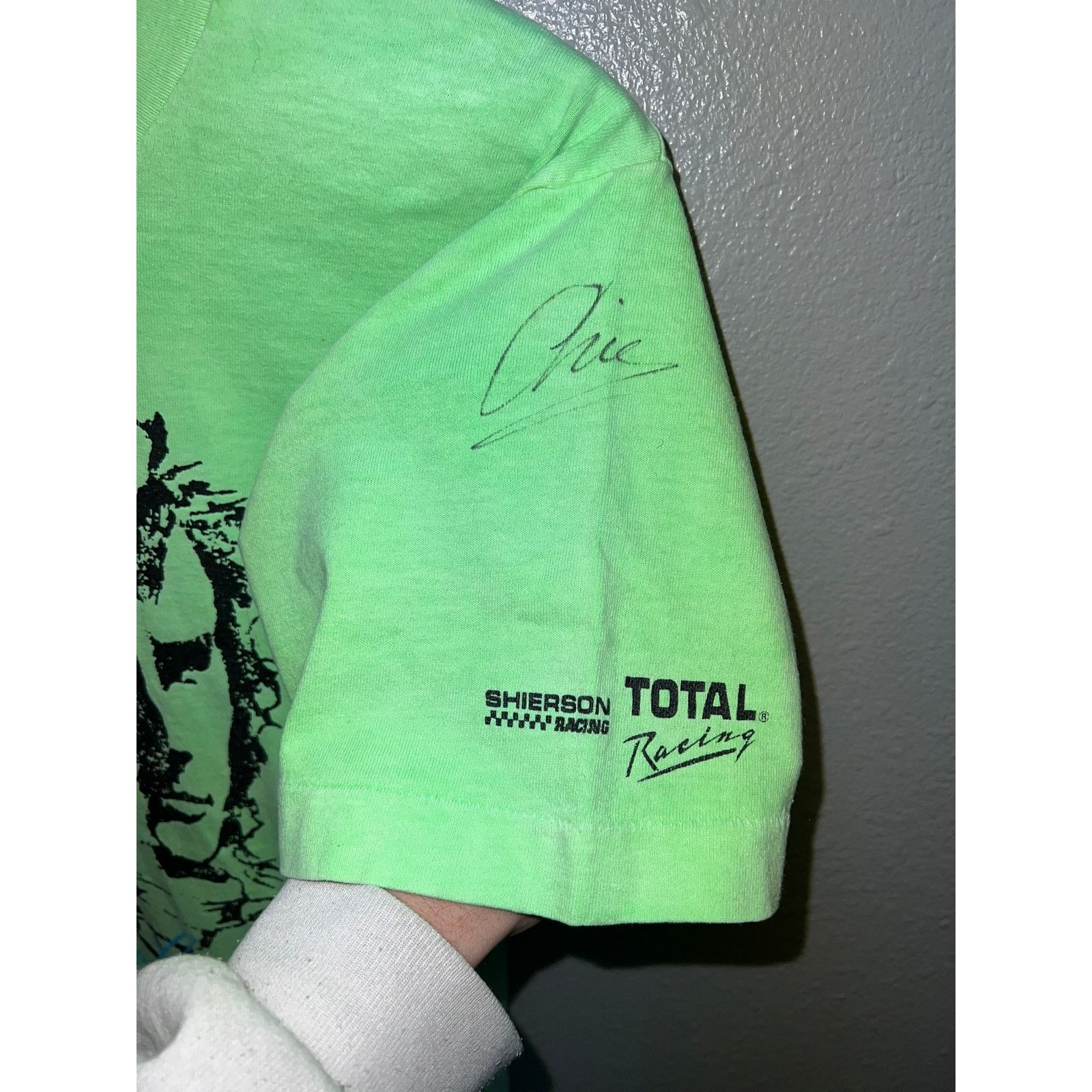 Fruit Of The Loom Vintage Arie Luyendyk Shirt Total Racing Shierson Tee 90s M Size US M / EU 48-50 / 2 - 6 Thumbnail