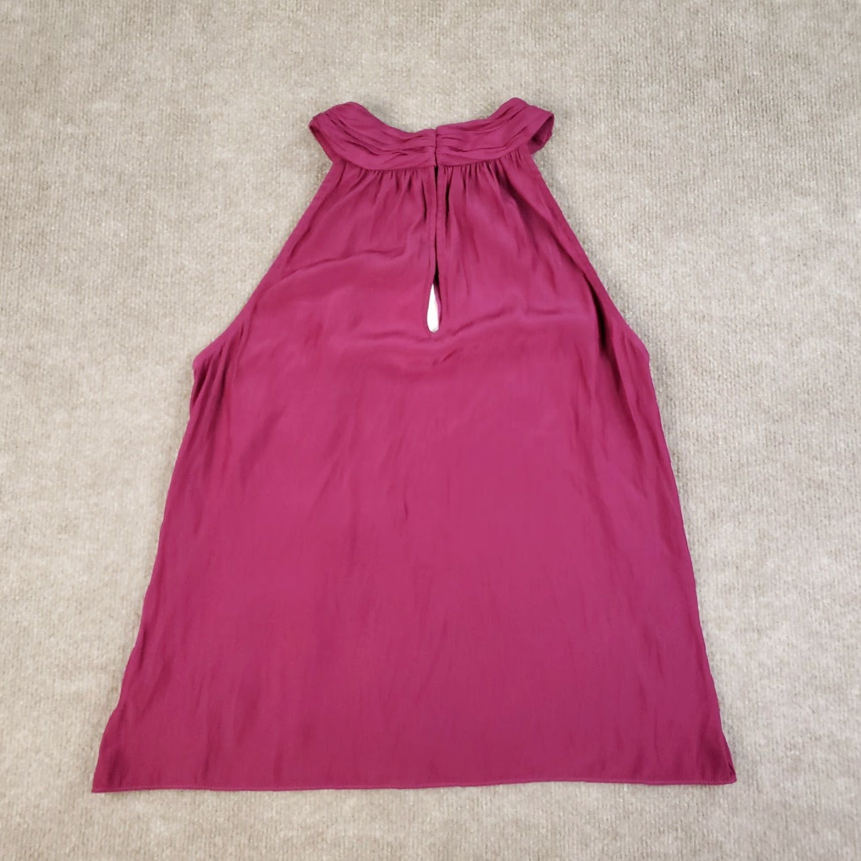 Ramy Brook Ramy Brook Blouse Women's Small Purple Pleated Halter Neck Top NWT Size S / US 4 / IT 40 - 8 Thumbnail