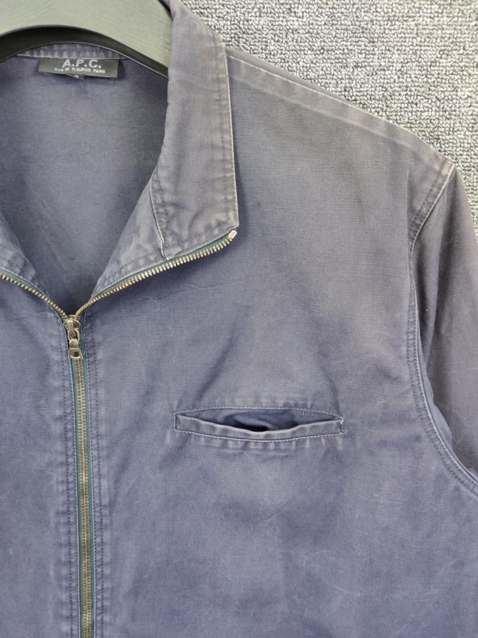 A.P.C. Vintage A.P.C Workers Zipper Jacket Size US L / EU 52-54 / 3 - 2 Thumbnail