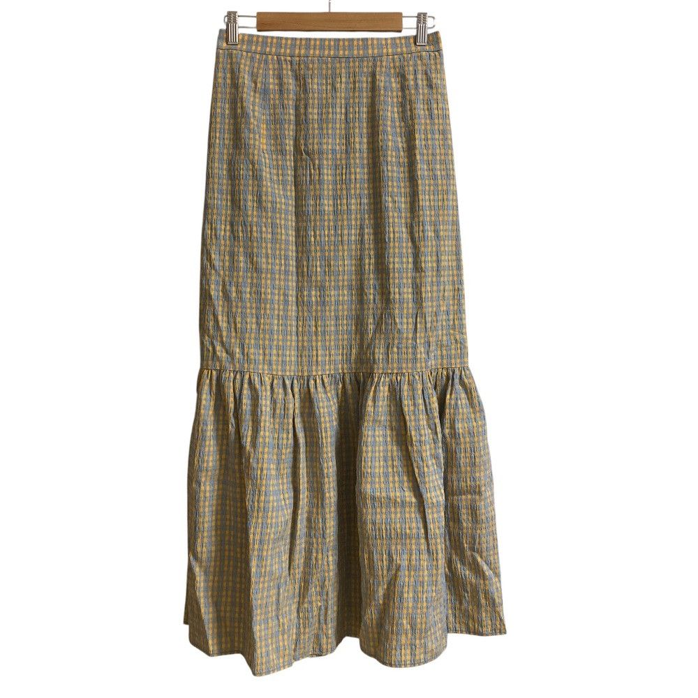 Beams Ray Beams Check Patchwork Skirt Textile Skirts DUTY FREE for USA