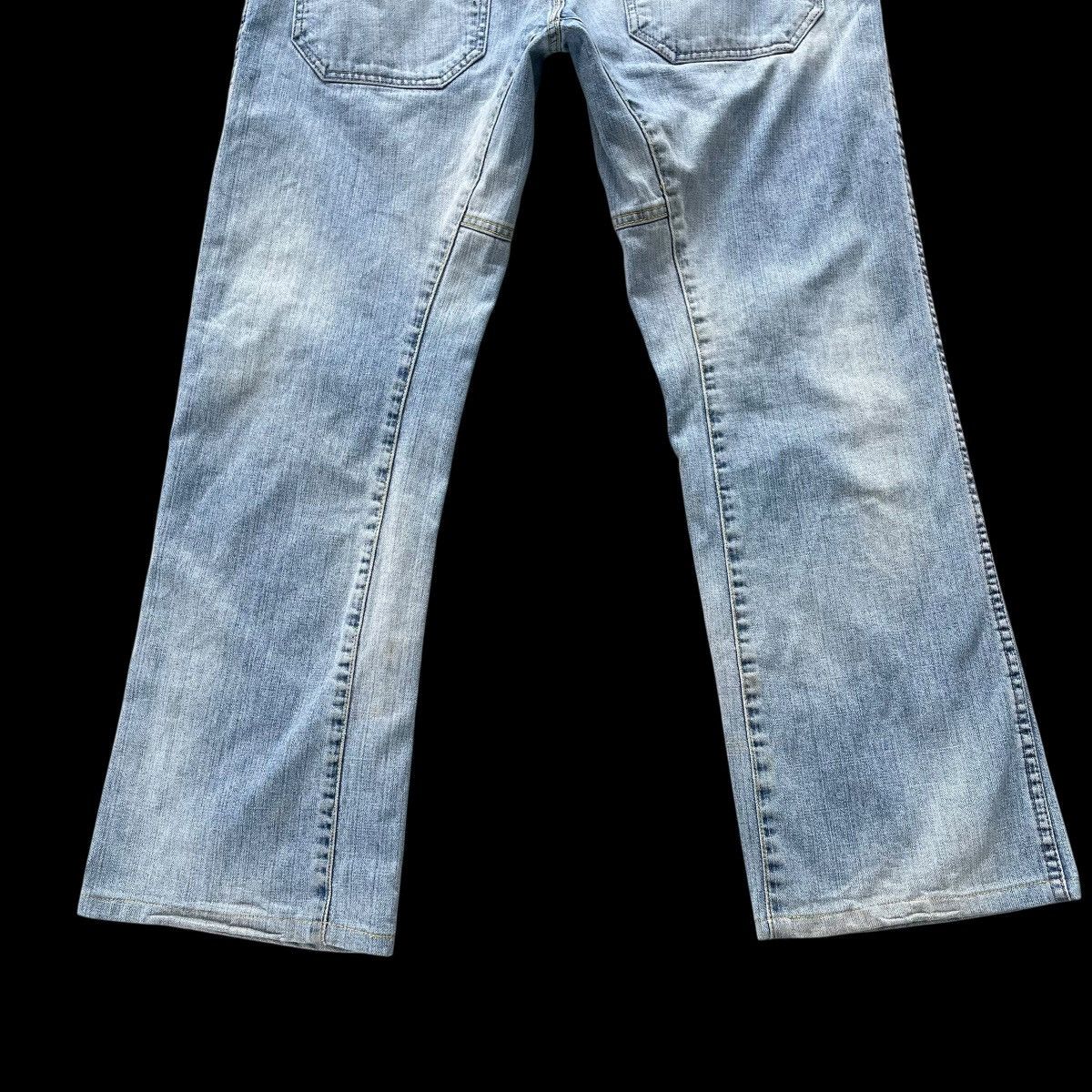 Diesel DIESEL INDUSTRY FLARE SPIRAL CUT FLY BUTTON DENIM PANTS Size US 30 / EU 46 - 10 Thumbnail