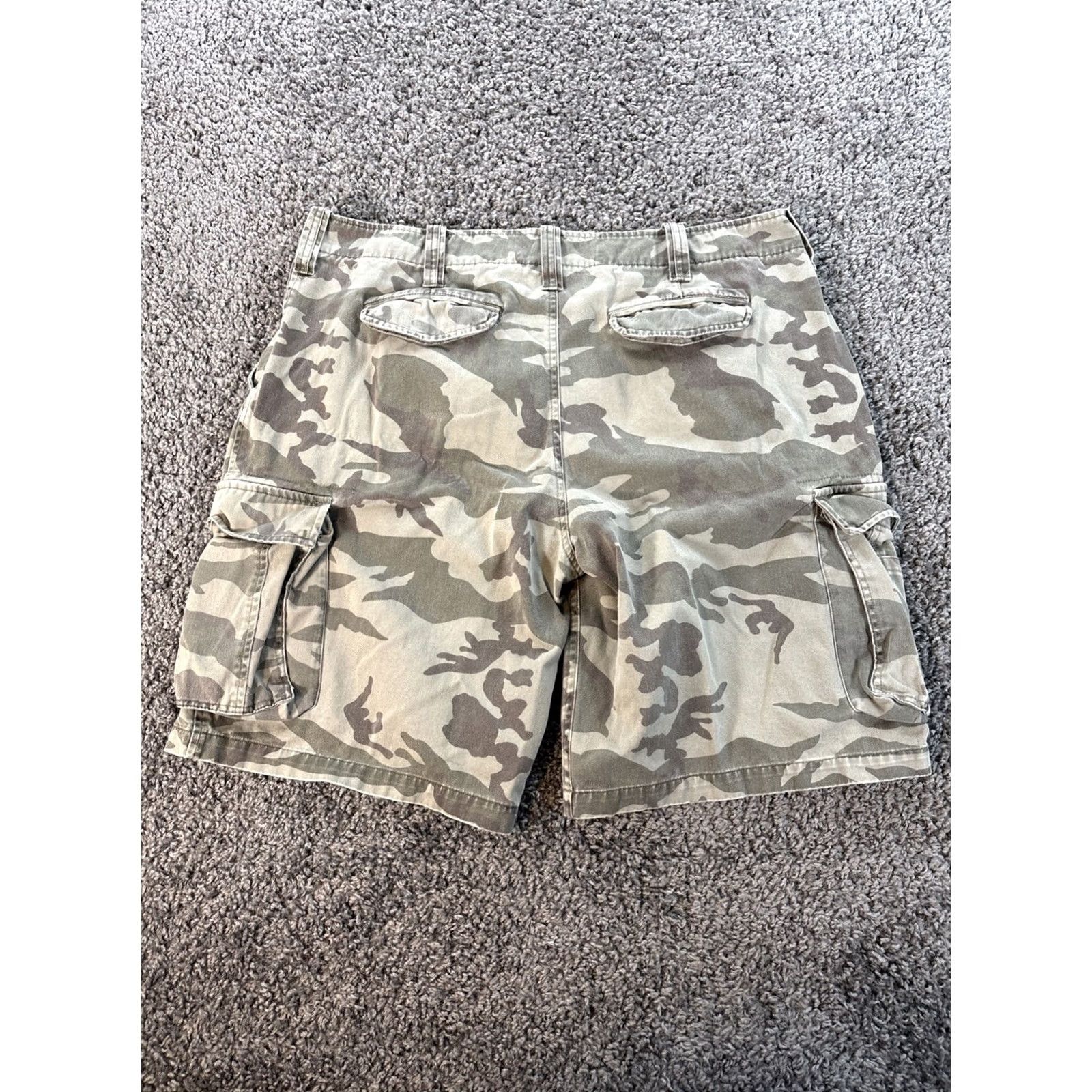 Route 66 VINTAGE Route 66 Cargo Shorts Mens 40 Military Green Camo Paratrooper Rugged Y2K Cargo Size US 40 / EU 56 - 7 Thumbnail