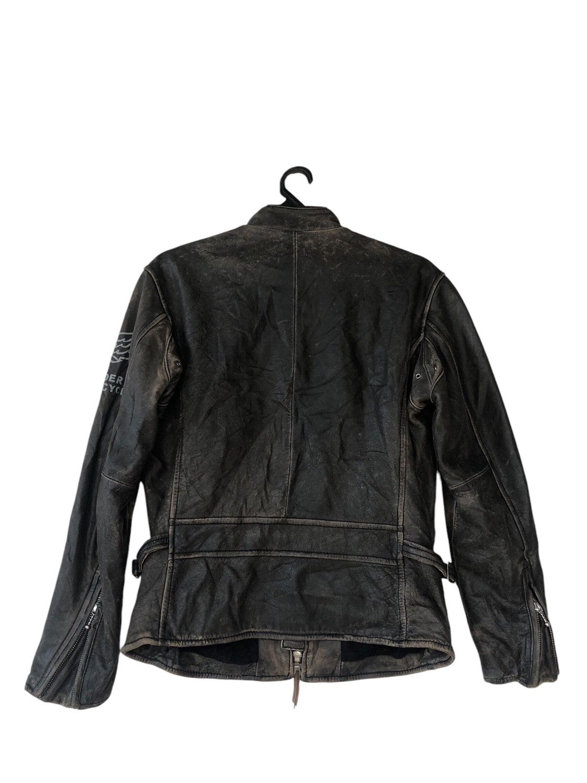 Avirex VINTAGE AVIREX LEATHER MOTORCYCLE BIKERS RACER JACKET Size US L / EU 52-54 / 3 - 6 Thumbnail