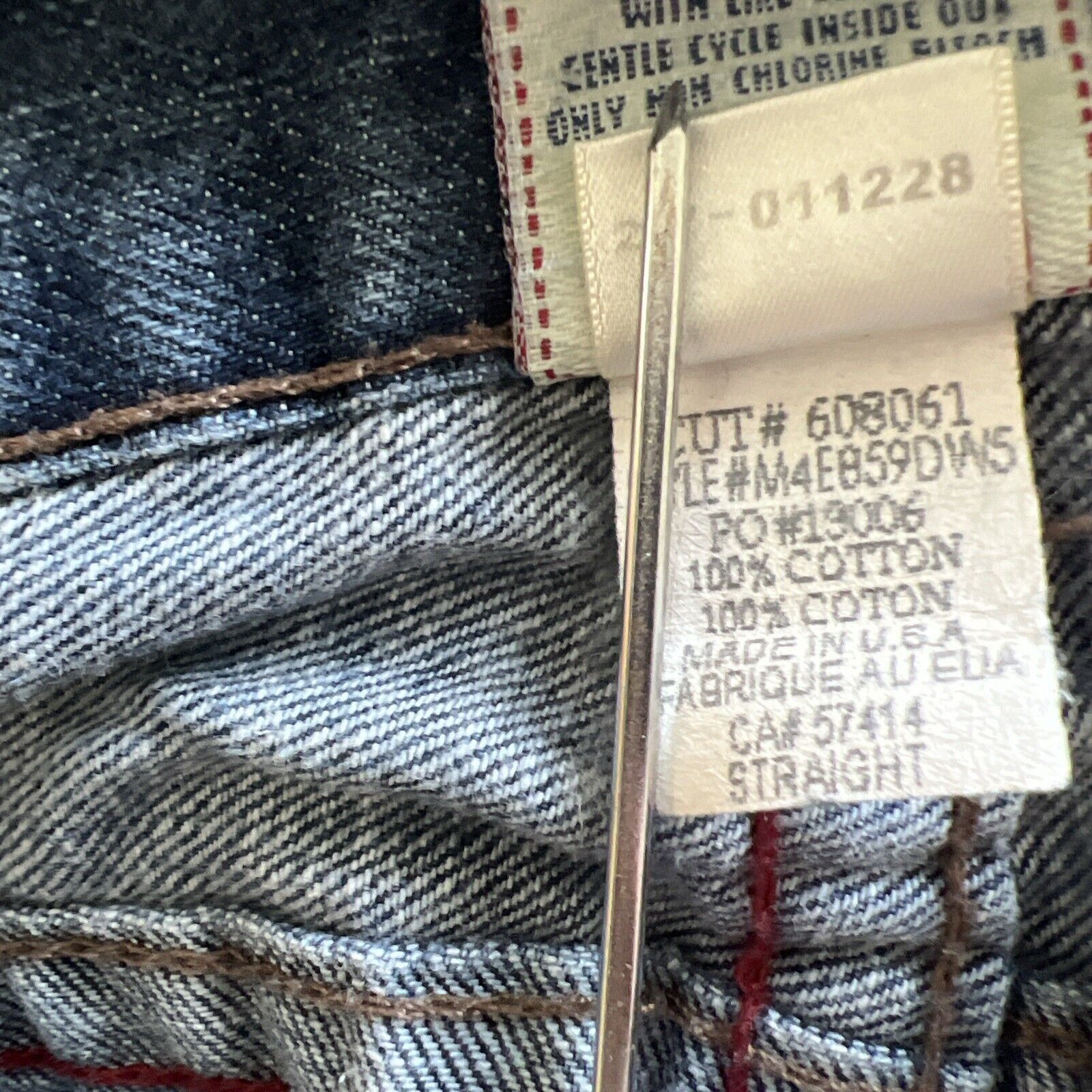 True Religion True Religion Jeans Men 33x27 Straight Leg Blue Denim Size US 33 - 9 Thumbnail