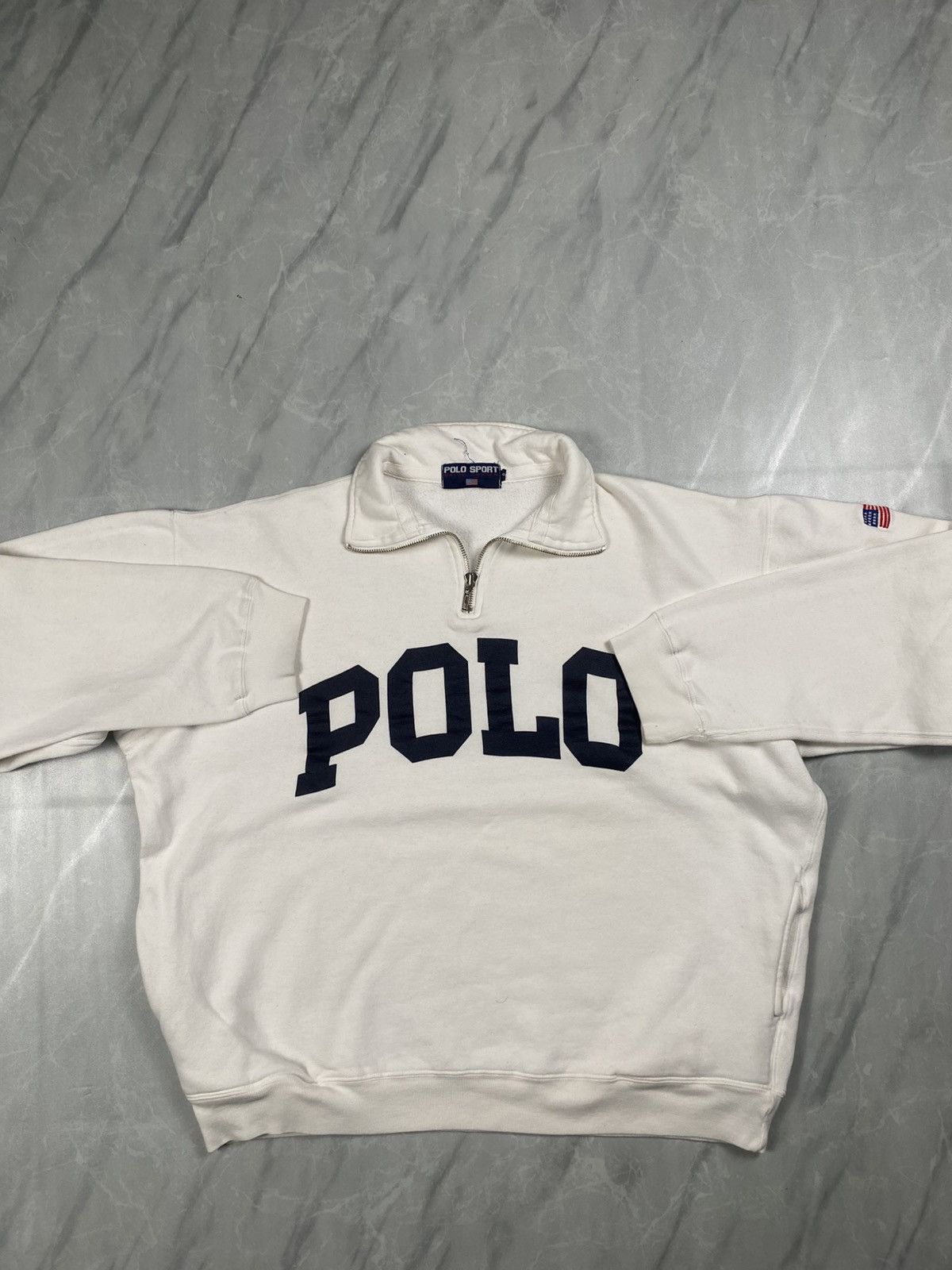 Polo Ralph Lauren Grail 90s Polo Sport Mariana Island Boxy Quarter Zip Size US L / EU 52-54 / 3 - 5 Thumbnail