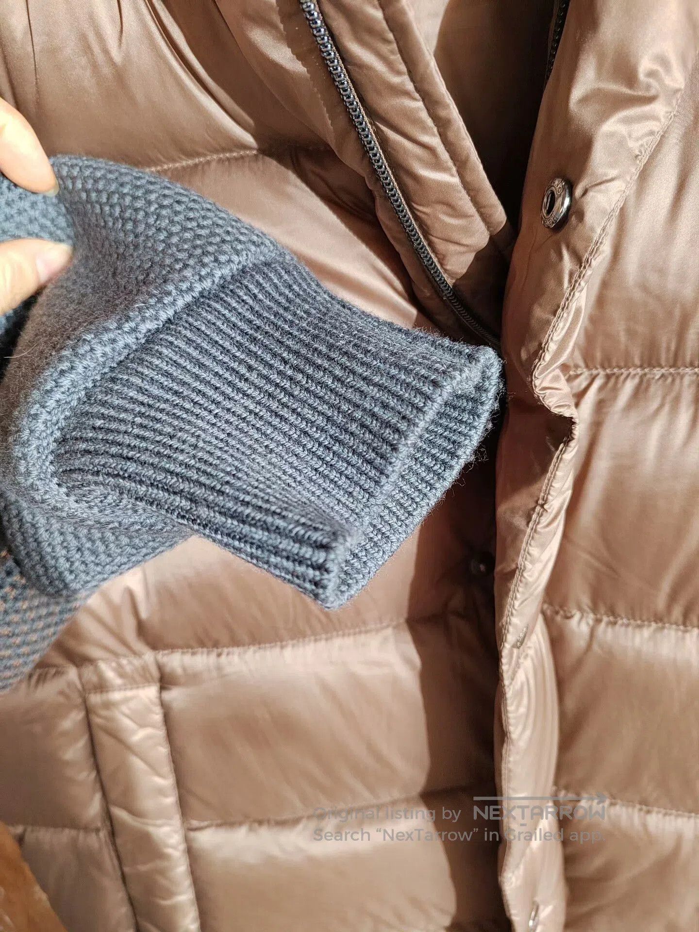 Herno Herno Padded Vest with Knit Sleeves. Size US M / EU 48-50 / 2 - 7 Thumbnail