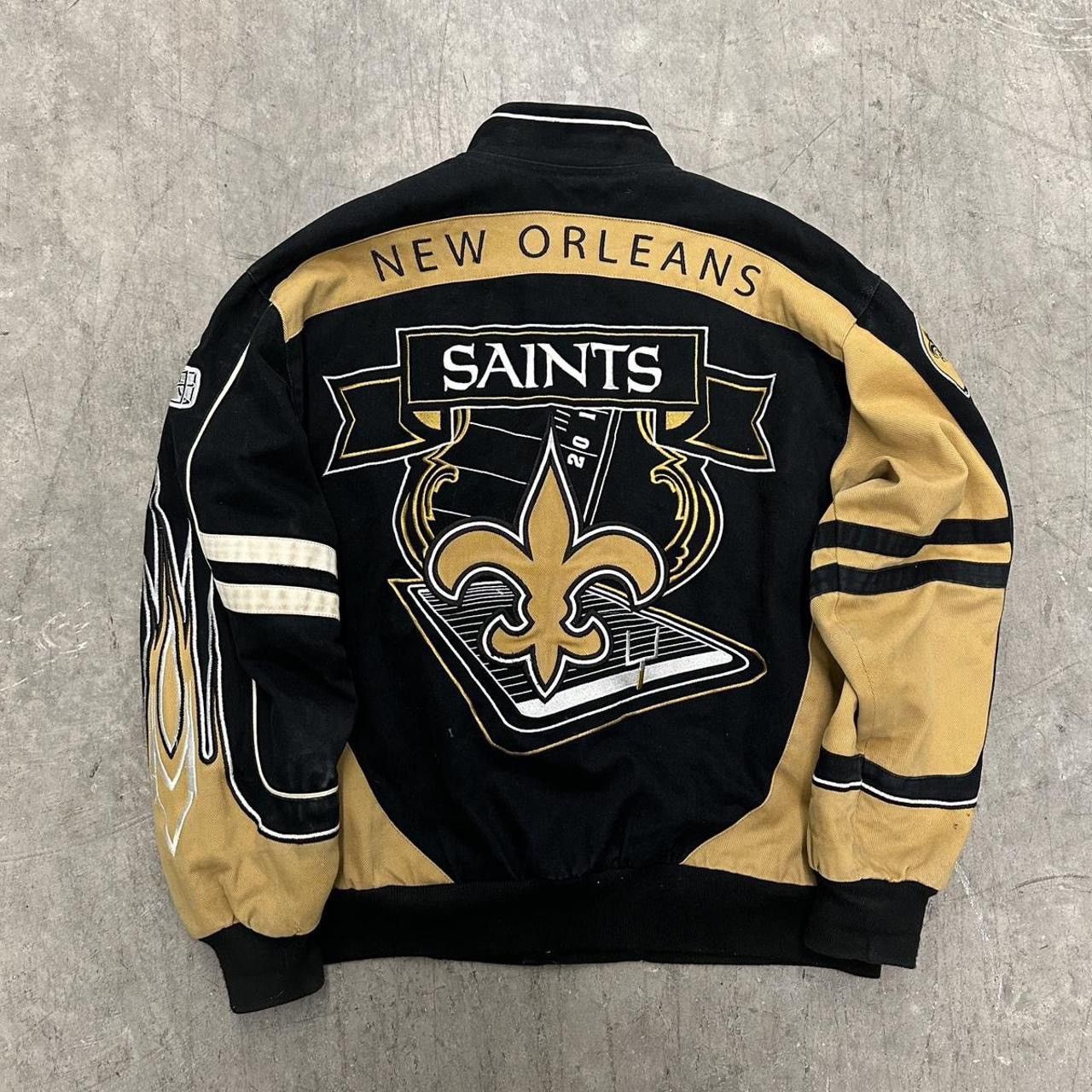 NFL New Orleans Saints Varsity Jacket Size US L / EU 52-54 / 3 - 4 Thumbnail