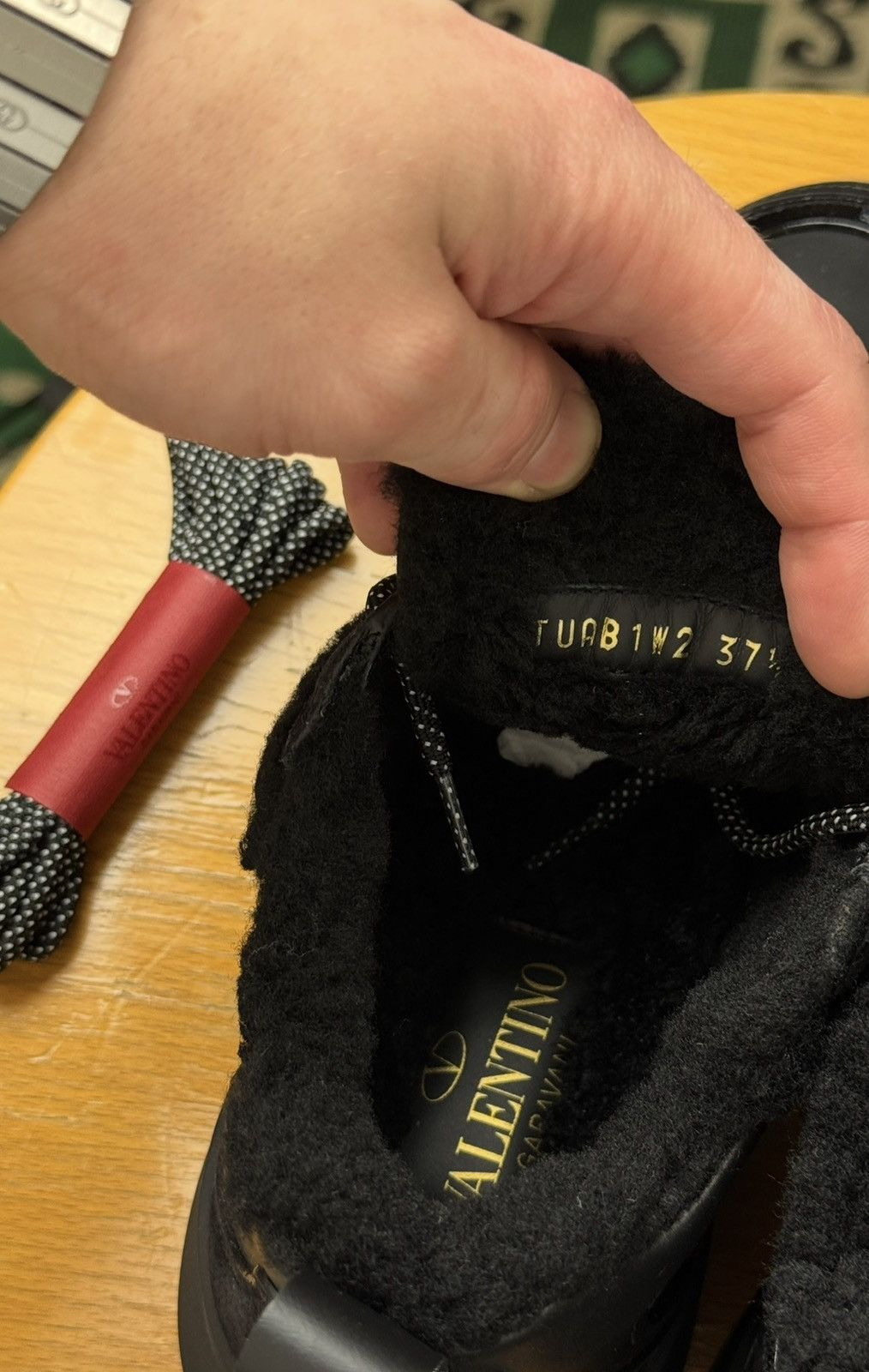 Valentino Valentino Shearling Sneakers Size US 7.5 / IT 37.5 - 4 Thumbnail