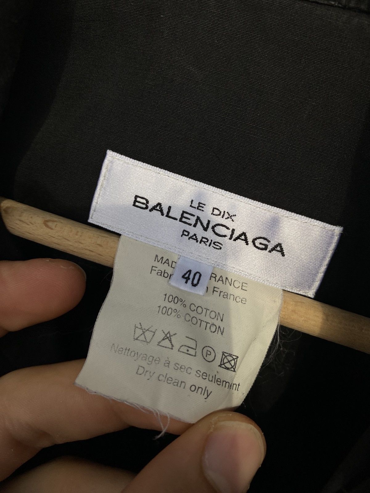 Balenciaga Balenciaga Le Dix Autumn 2001 Cargo Pockets Runway Shirt Size L / US 10 / IT 46 - 11 Thumbnail