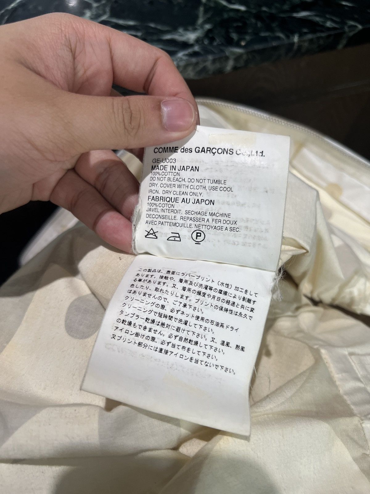 Comme des Garcons SS02 Comme Des Garcons Number Poem Runway Jumpsuit Bodysuit Size 32" / US 10 / IT 46 - 7 Thumbnail