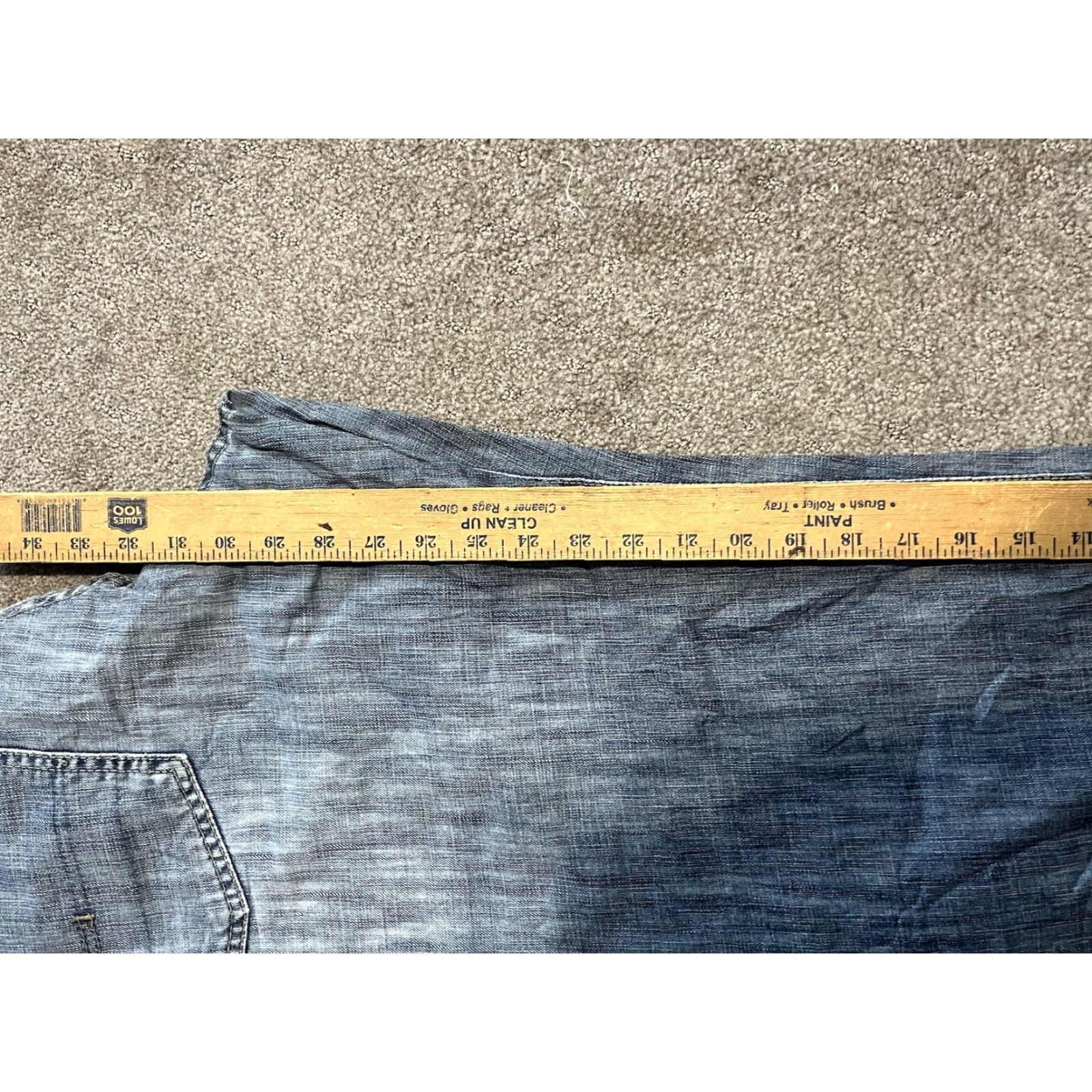 Calvin Klein Calvin Klein Jeans Men Straight 40x31 Relaxed Mid Rise Denim Cotton Blue Regular Size 40 Inseam 31 Zipper Logo Button Vintage: No - N/A Size US 40 / EU 56 - 6 Thumbnail