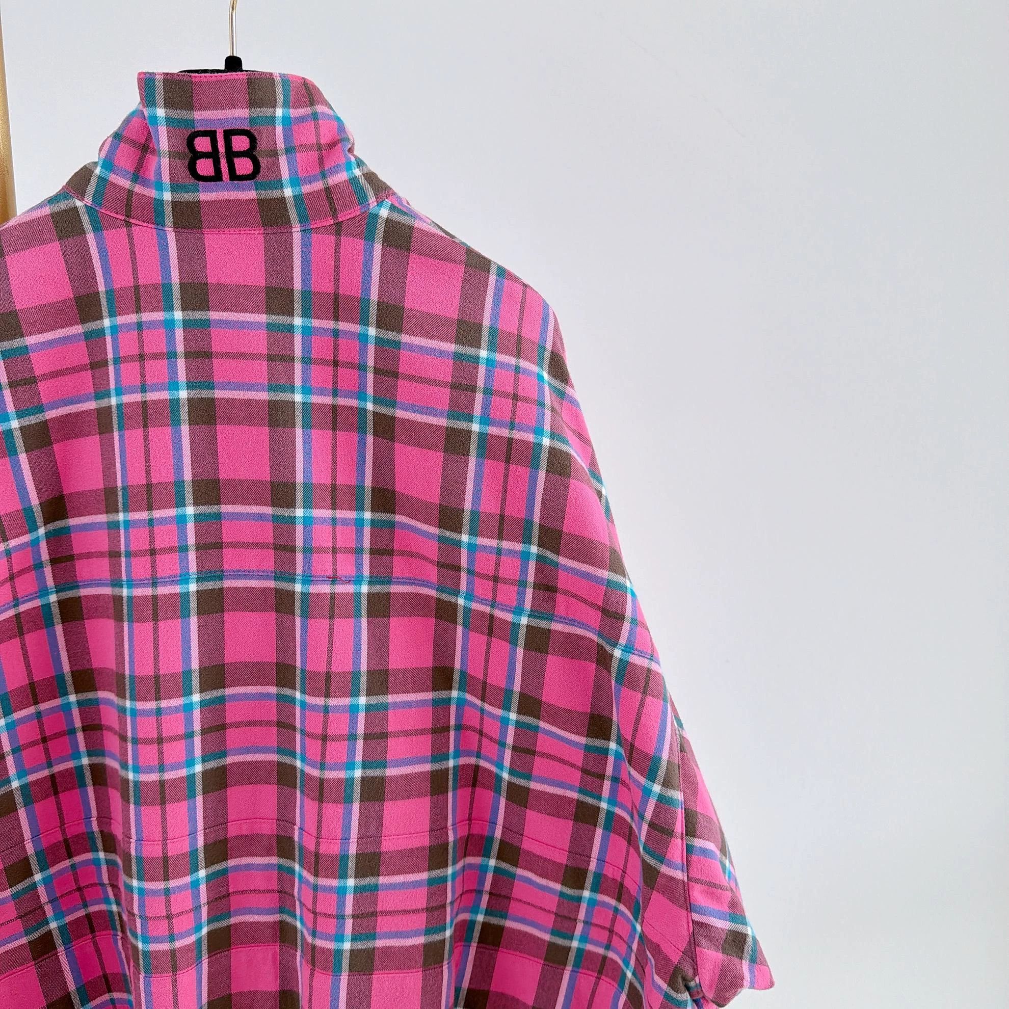 Balenciaga Balenciaga pink check jacket size 34 new with tags Size XXS / US 00 / IT 34 - 6 Thumbnail
