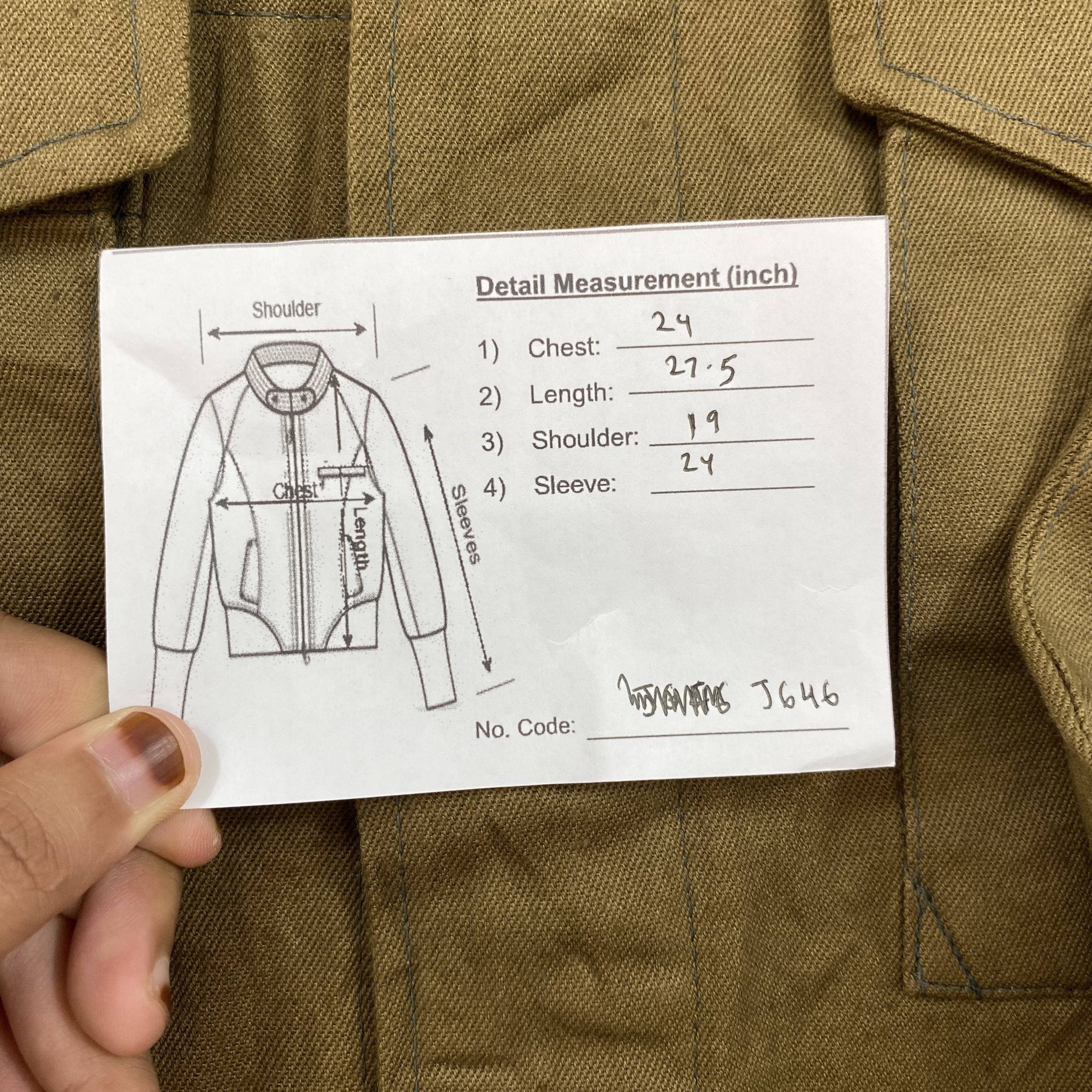 Vintage Vintage 60s Military Khaki Field Jacket Workwear Chore -J646 Size US L / EU 52-54 / 3 - 12 Thumbnail