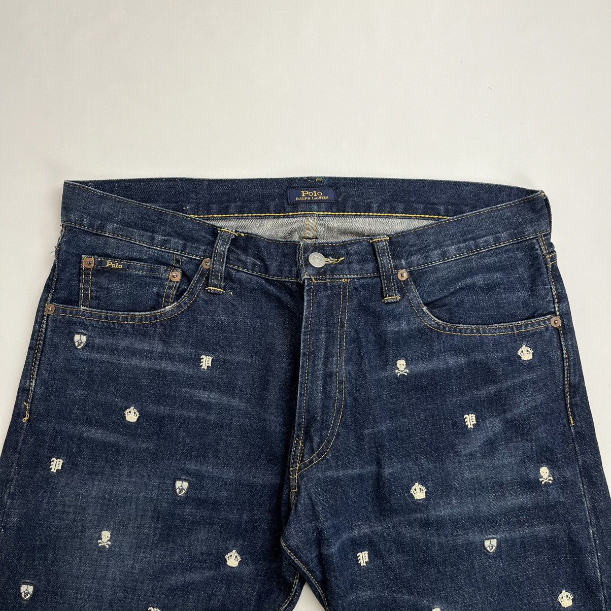 Polo Ralph Lauren Men's Jeans Ralph Lauren Polo sullivan slim embroidered jean Size US 34 / EU 50 - 8 Thumbnail