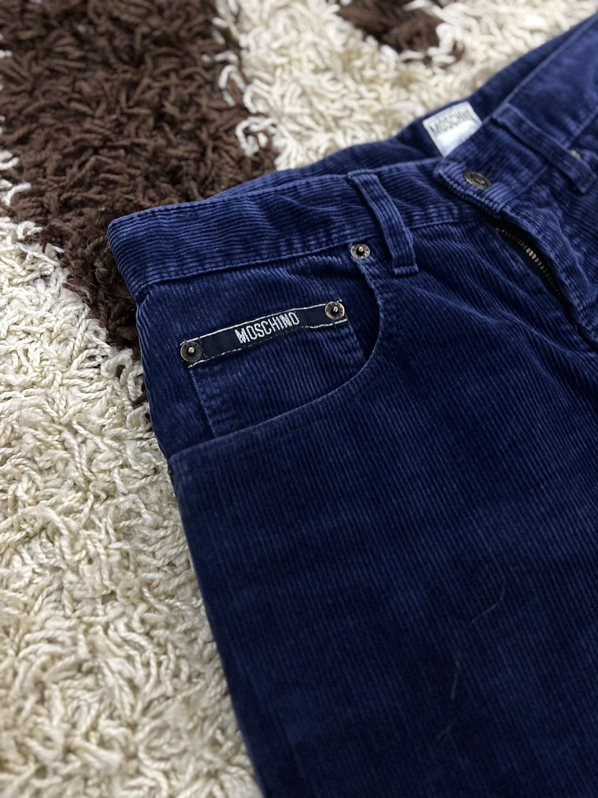 Japanese Brand × Moschino × Vintage Vintage velvet pants Moschino Avant Garde style Japanese 90s Size US 32 / EU 48 - 4 Thumbnail