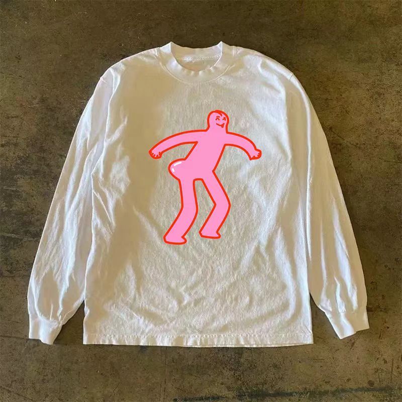 Japanese Brand × Vintage Street fashion dancer print long sleeve tee Size US L / EU 52-54 / 3 - 1 Thumbnail