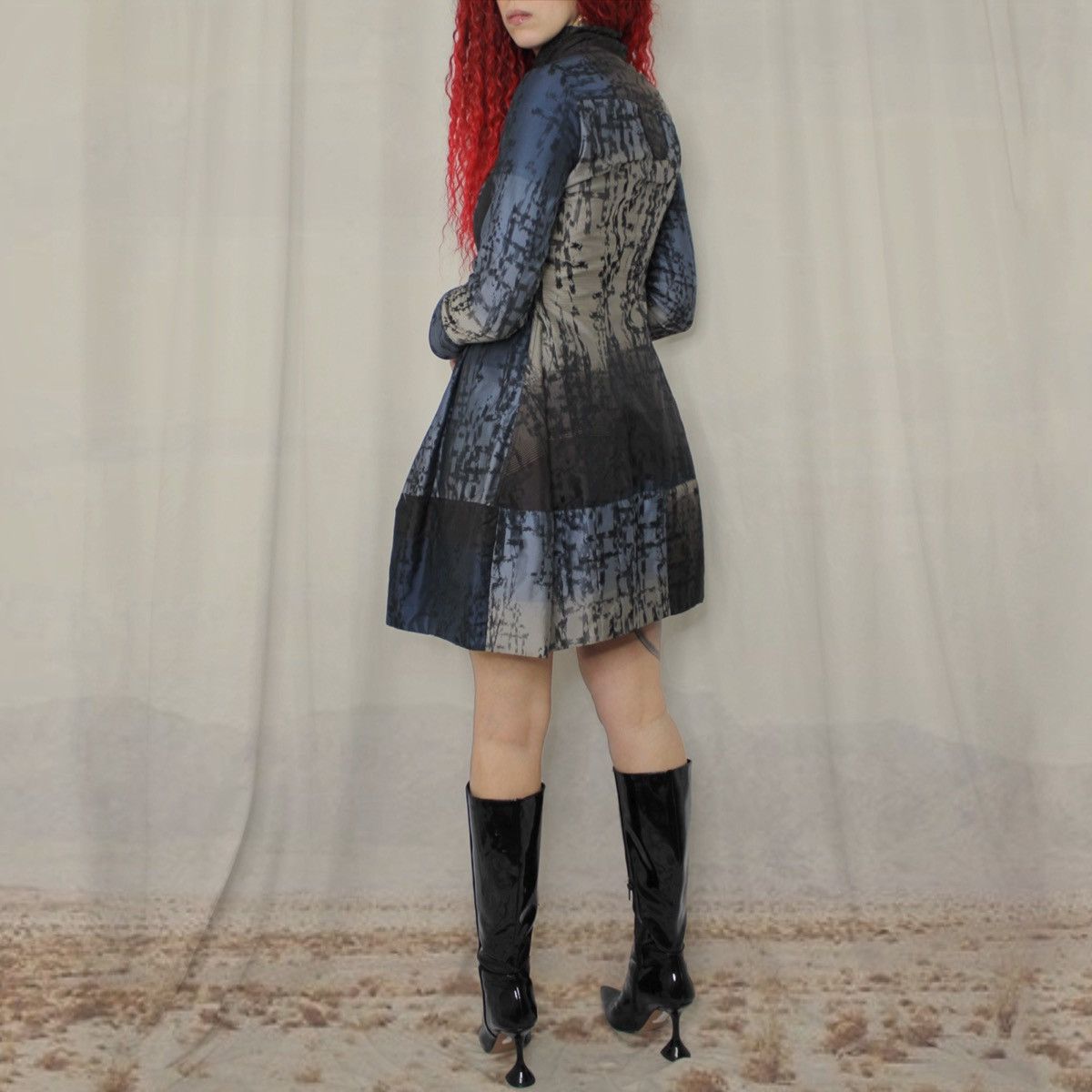 Marithe + Francois Girbaud 🪼GIRBAUD SHADED DRESS🪼 Size S / US 4 / IT 40 - 4 Thumbnail