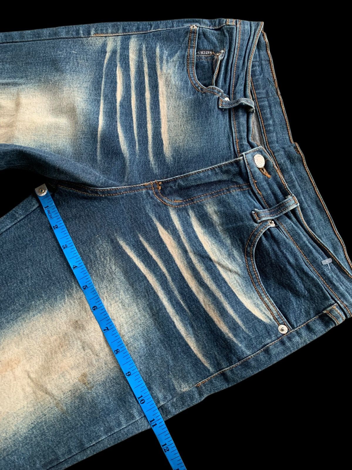 If Six Was Nine × Japanese Brand × Vintage Watch L.A Jeans Flare Vintage Distressed Denim Size 32" / US 10 / IT 46 - 22 Thumbnail
