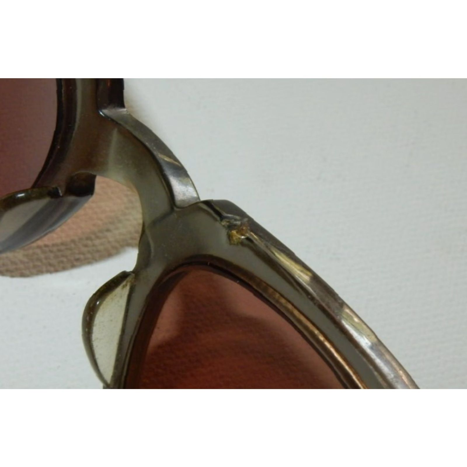 VINTAGE Titmus Sunglasses Men Adult Medium Gray 6.75/6 3/4 Z87