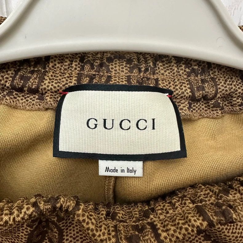 Gucci Gucci Size XXSFull-print logo sweatpants size XXS 2502-Ne Size US 26 / EU 42 - 2 Thumbnail