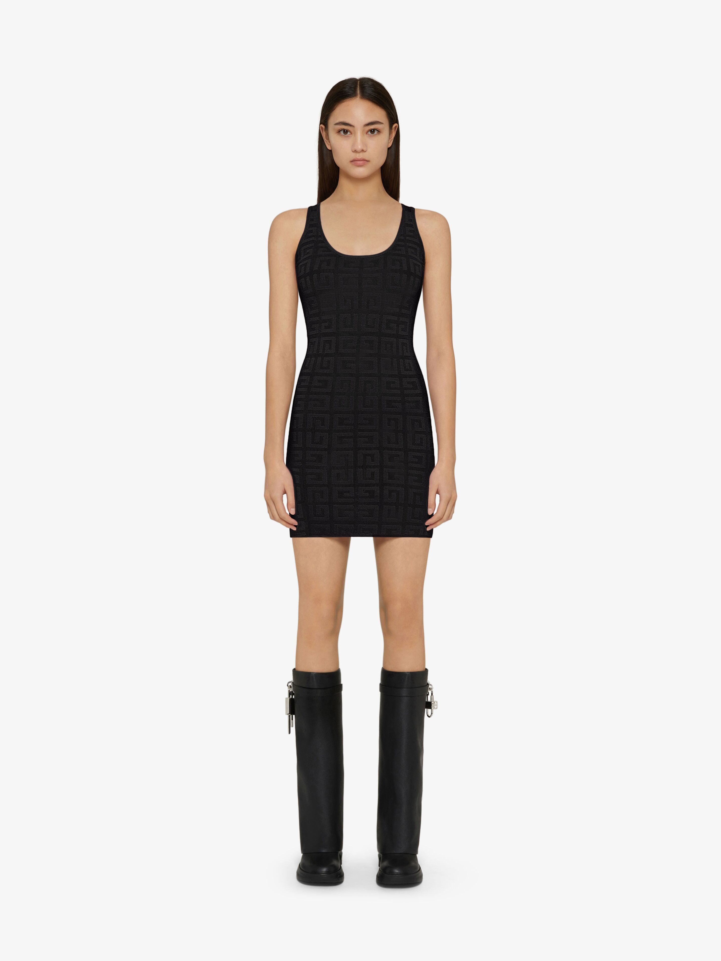 o1w1db10325 Sleeveless Short Dress in Black