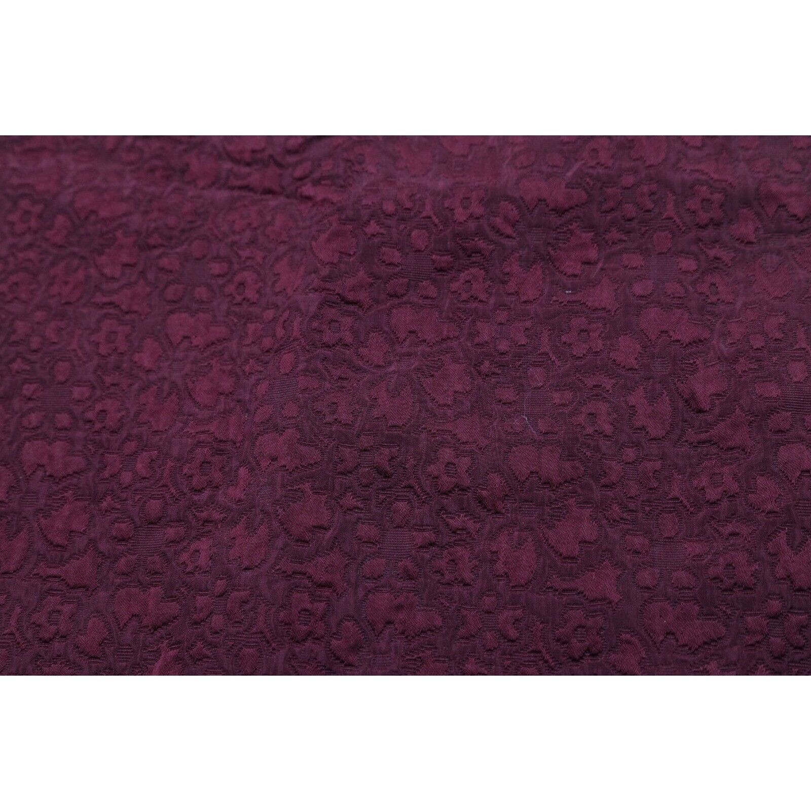 Vintage Vintage 50s 60s Rockabilly Silk Jacquard Flower Pencil Skirt Size 26" / US 2 / IT 38 - 5 Thumbnail