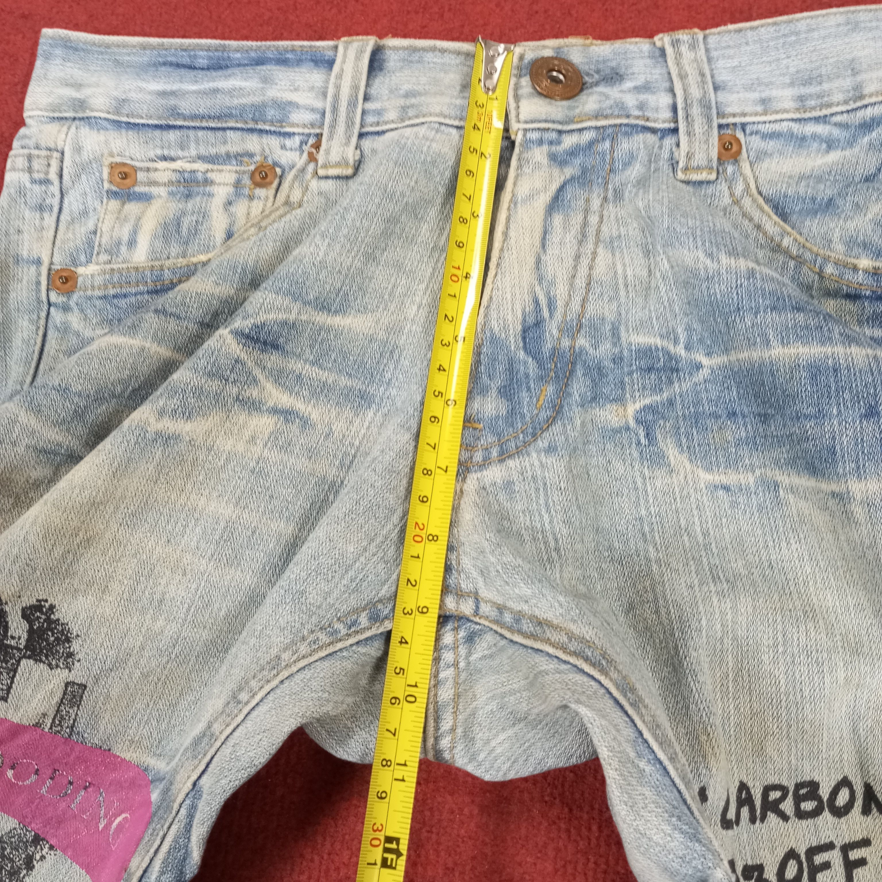 Vintage Point Loma Rising Design Rock Punk Style Jeans Size US 32 / EU 48 - 8 Thumbnail