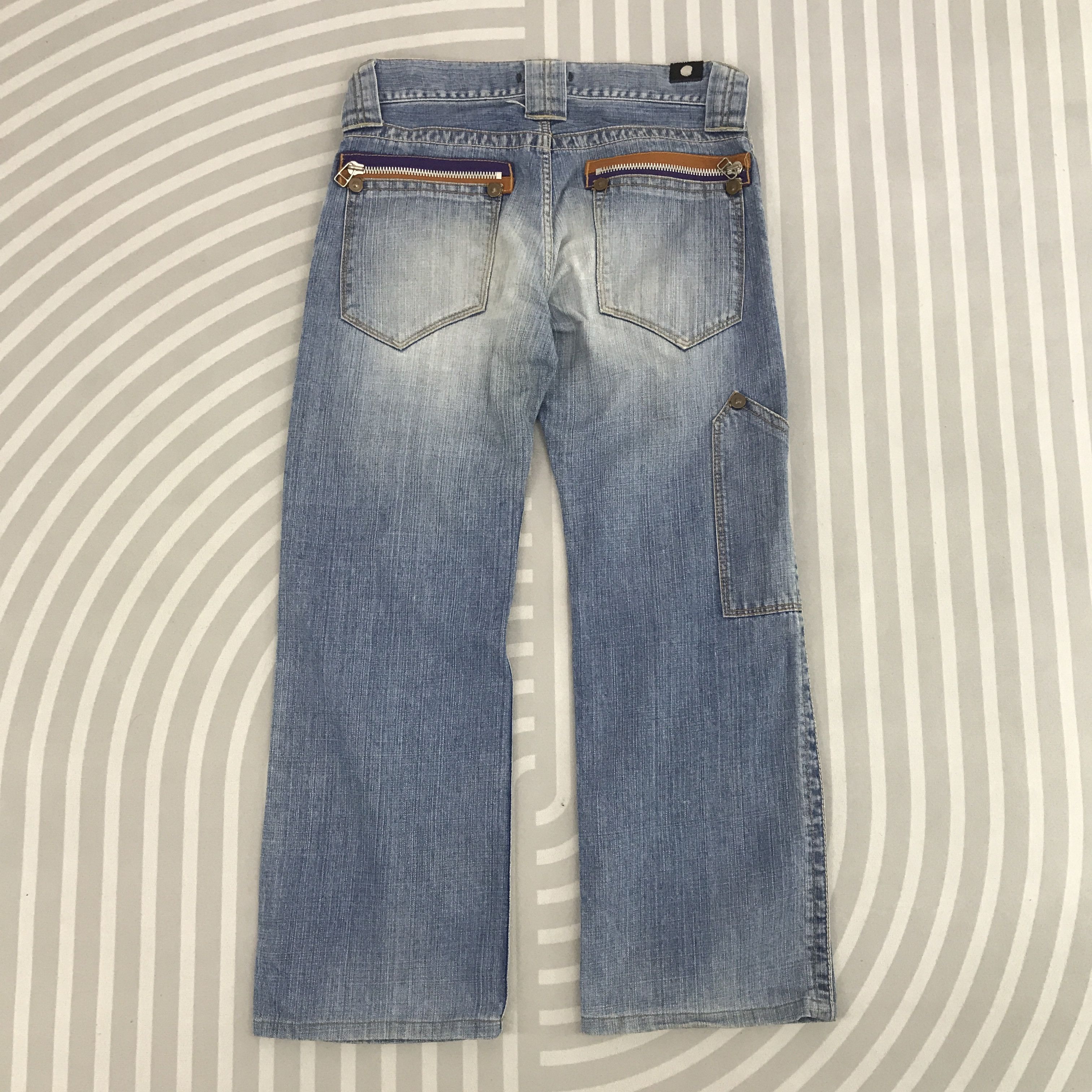 Japanese Brand × Vintage Vintage Blue Way Japan Union Made Baggy Jeans pants Size US 32 / EU 48 - 4 Thumbnail
