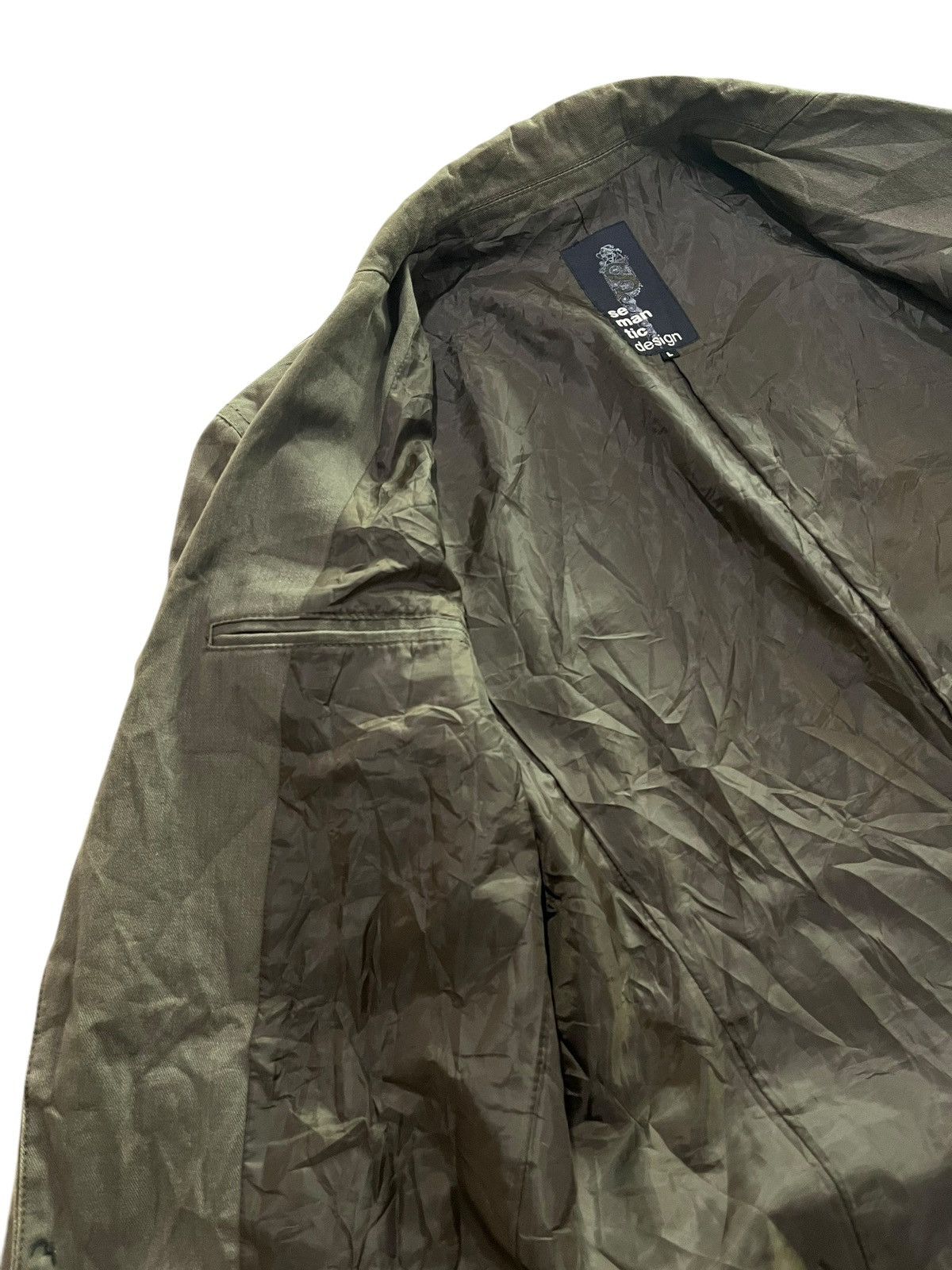 If Six Was Nine Semantic Design Sunfaded Blazer Jacket Size US L / EU 52-54 / 3 - 13 Thumbnail