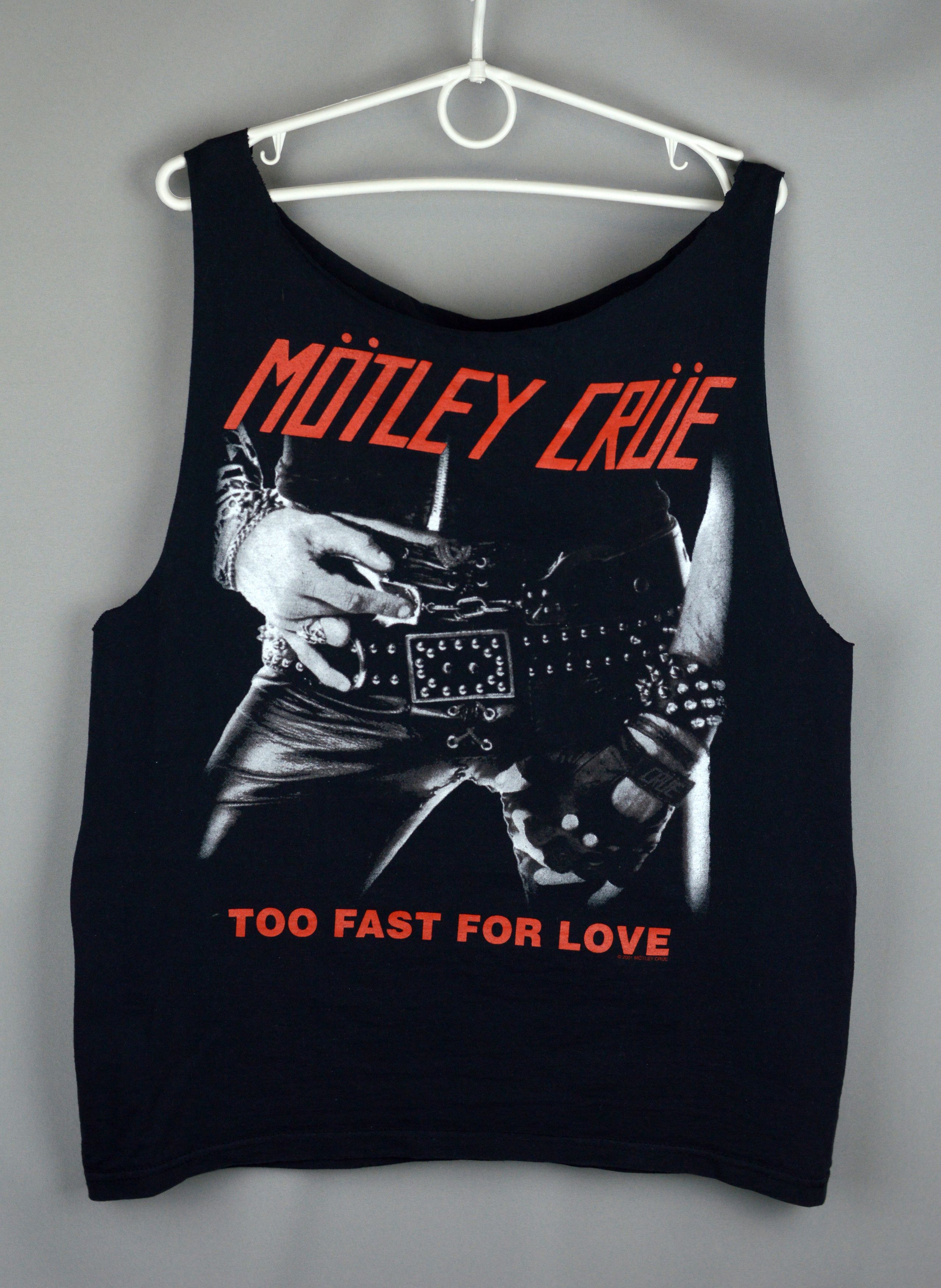 Vintage Vintage Motley Crue Too Fast for Love 2001 t shirt Size US L / EU 52-54 / 3 - 2 Thumbnail