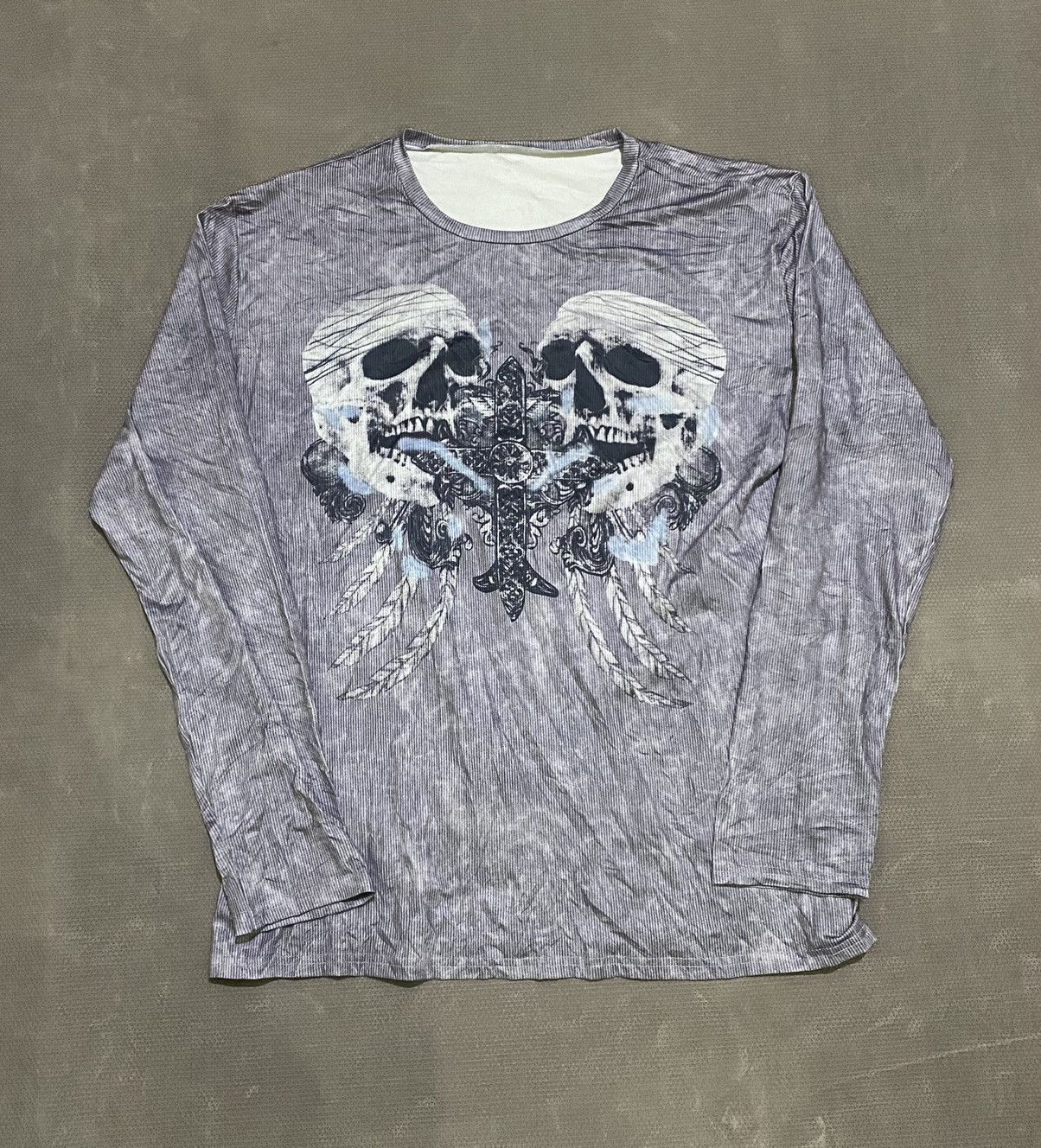 Y2k Skull ifsixwasnine style long sleeve