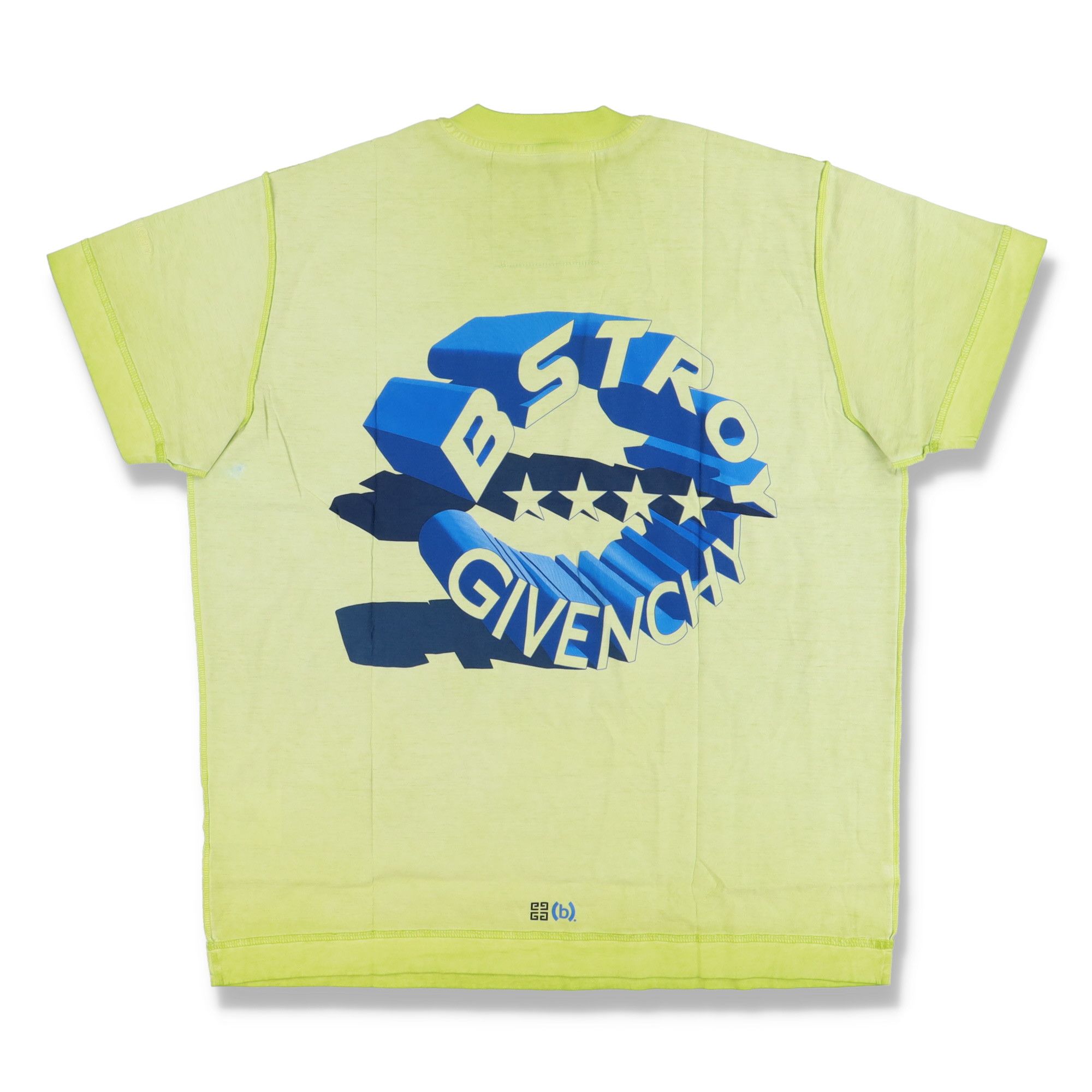 (B).Stroy × Givenchy Green Inside Out Global Peace Logo Oversized T-Shirt Size US S / EU 44-46 / 1 - 8 Thumbnail
