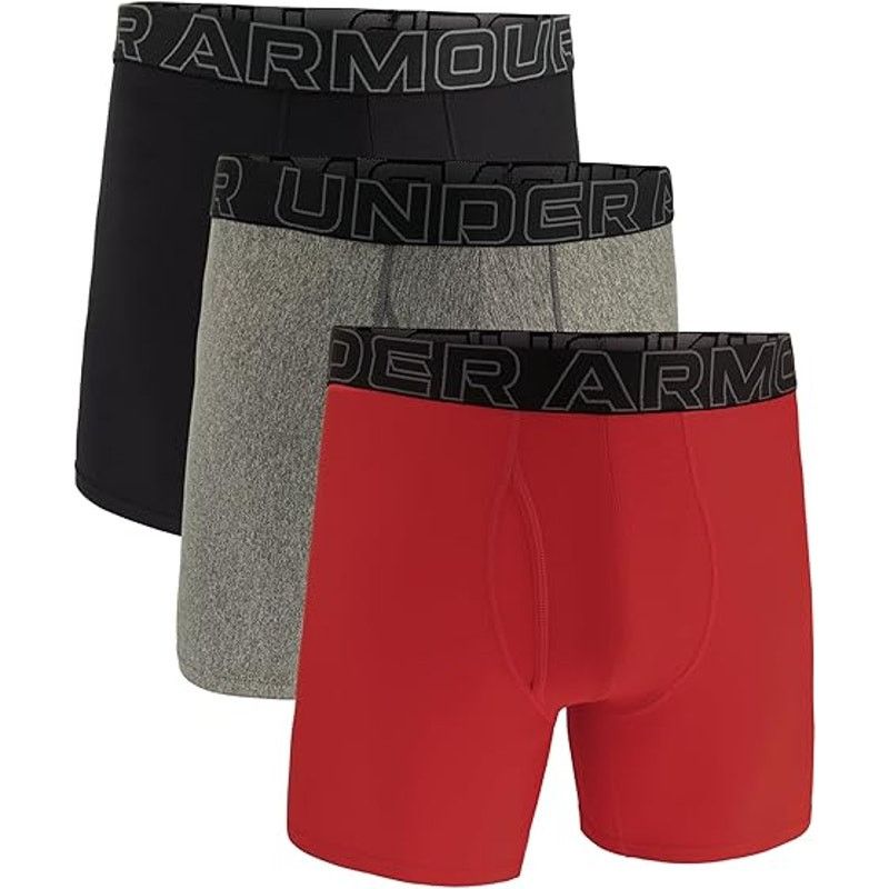 Under Armour New Under Armour 3 Pack Mens Small Boxer Brief Underwear Size ONE SIZE - 1 Thumbnail
