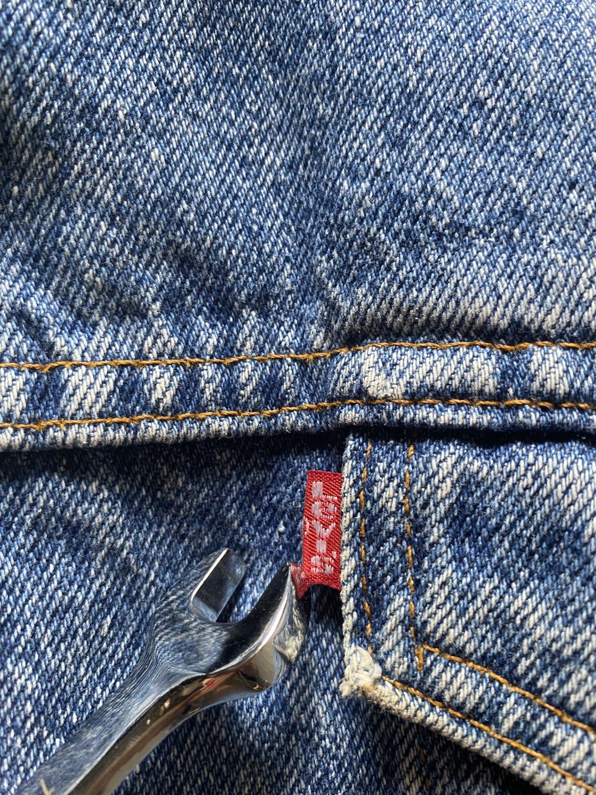 Levi's Vintage Clothing 1991 Vintage Levi’s track Jacket sherpa lined Size US M / EU 48-50 / 2 - 6 Thumbnail