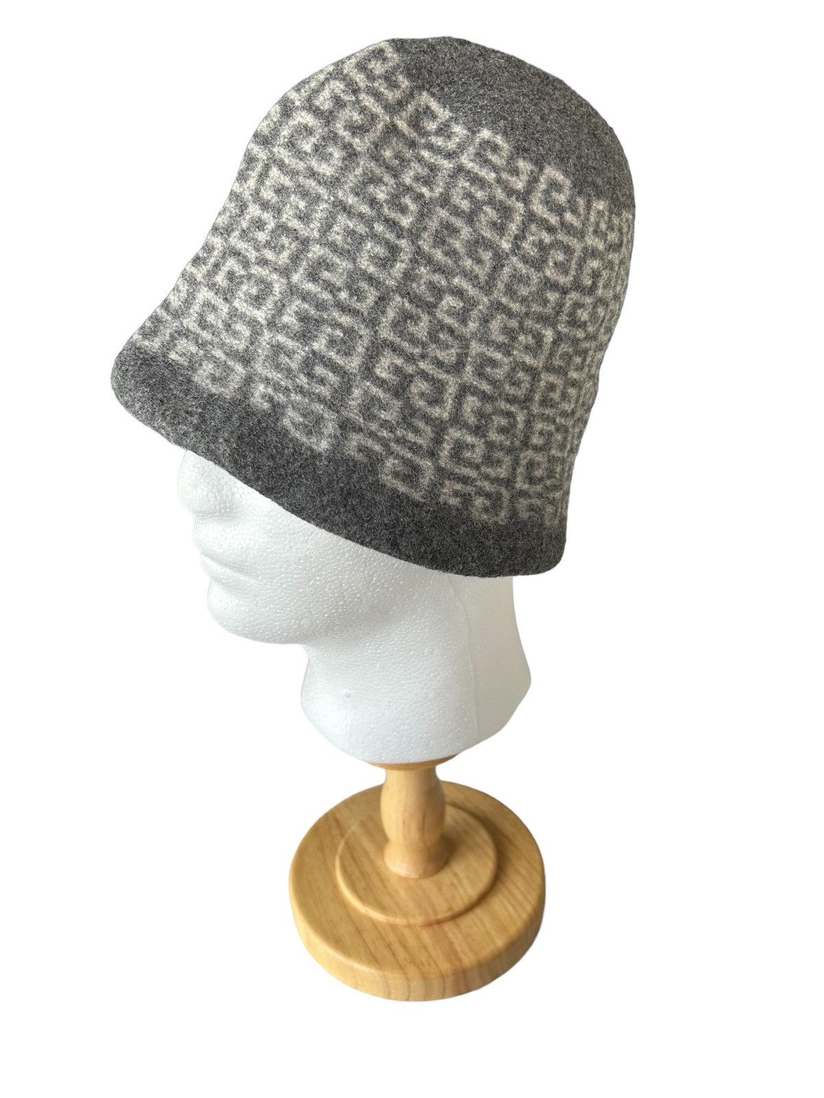 Givenchy × Vintage GIVENCHY MONOGRAM Vintage Bucket Hats wool Size ONE SIZE - 2 Thumbnail