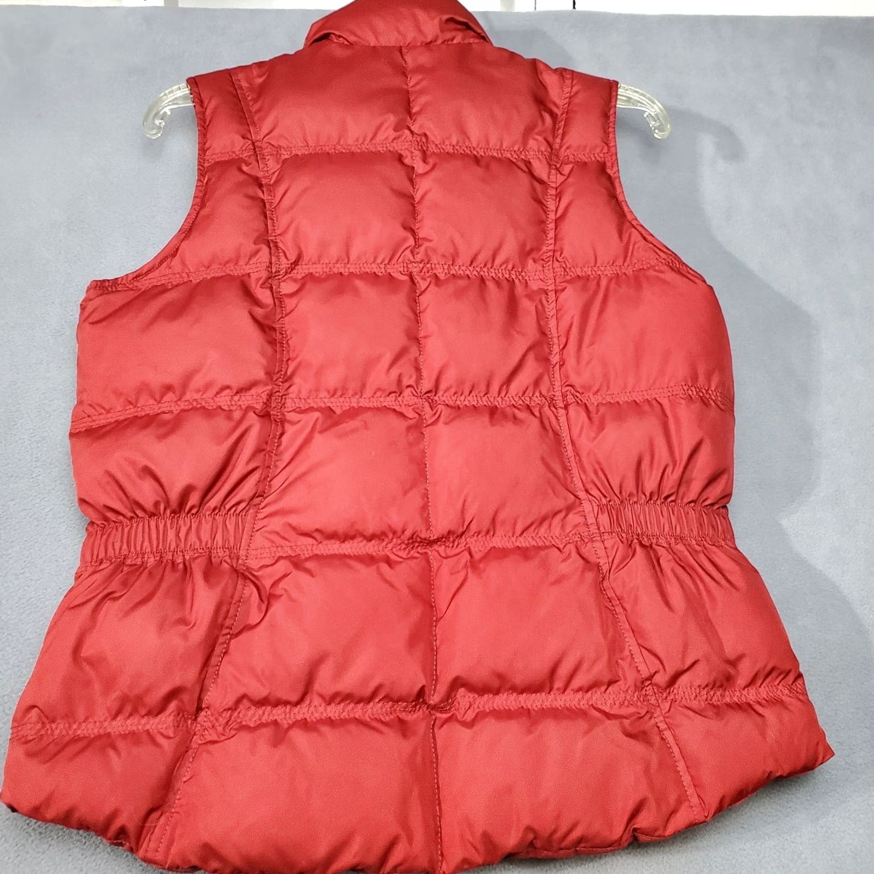 Eddie Bauer Eddie Bauer Vest Womens Medium Red Quilted Goose Down Full Zip Size M / US 6-8 / IT 42-44 - 5 Thumbnail