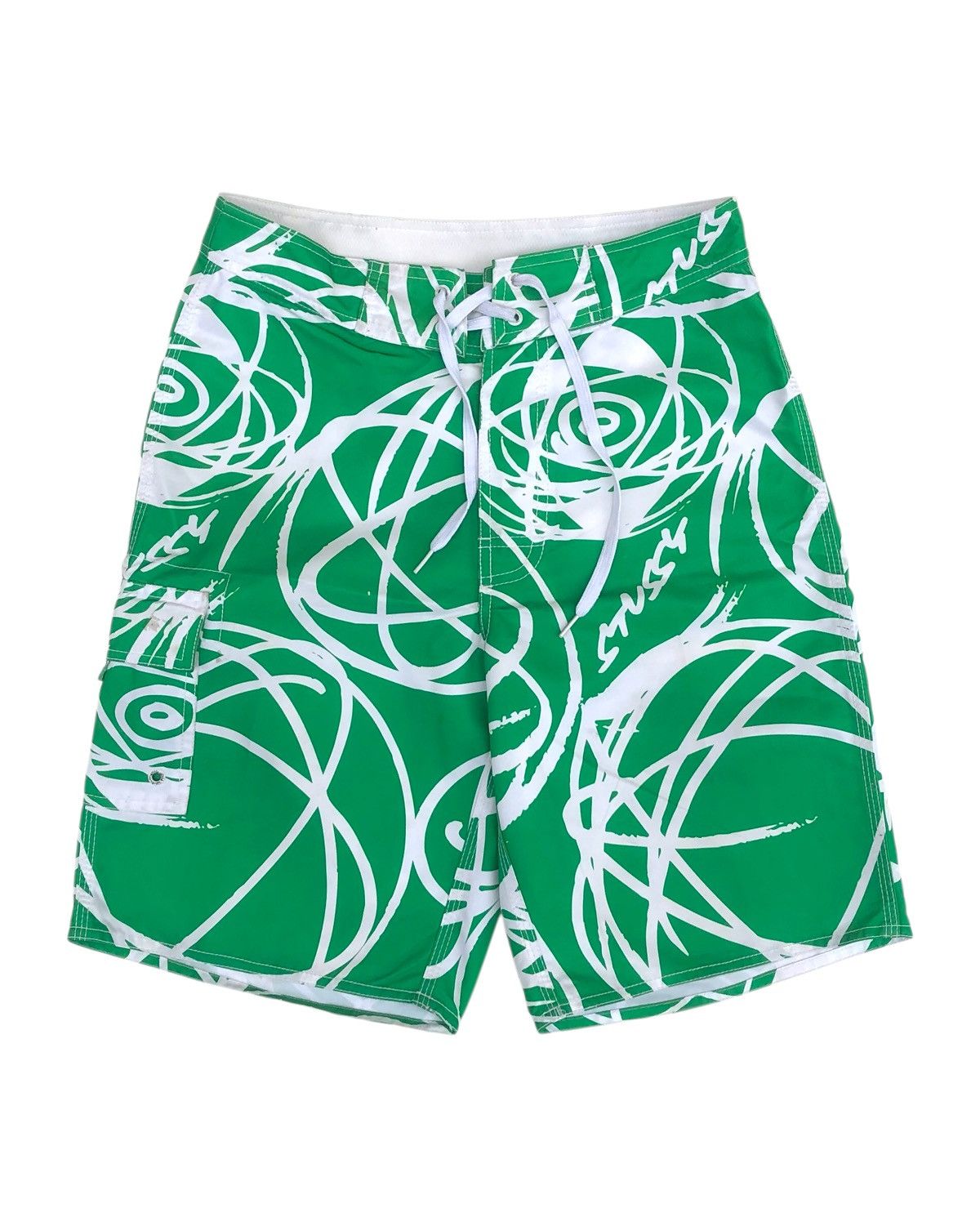 Stussy Y2K Stüssy Futura 2000 Atoms Prints Beachshorts Size US 28 / EU 44 - 1 Thumbnail