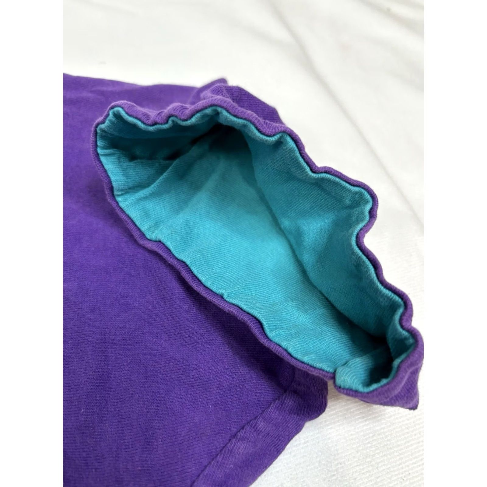 Fruit Of The Loom Fruit Of The Loom Double Collar T Shirt Men’s 2XL Purple USA Stitch Short Sleeve Shirt Mens XXL Purple USA Size US XXL / EU 58 / 5 - 3 Thumbnail