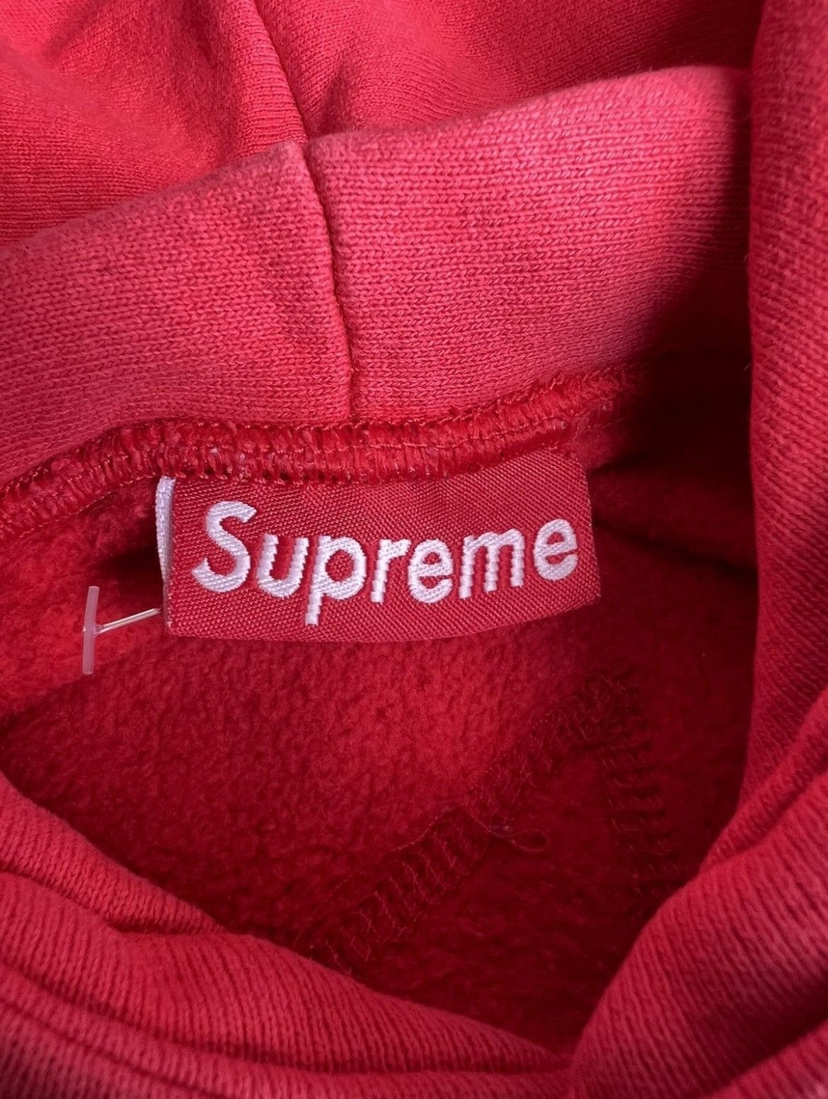 Supreme AW1997 Supreme Reverse Weave Distressed Hoodie Sweater Size US L / EU 52-54 / 3 - 13 Thumbnail