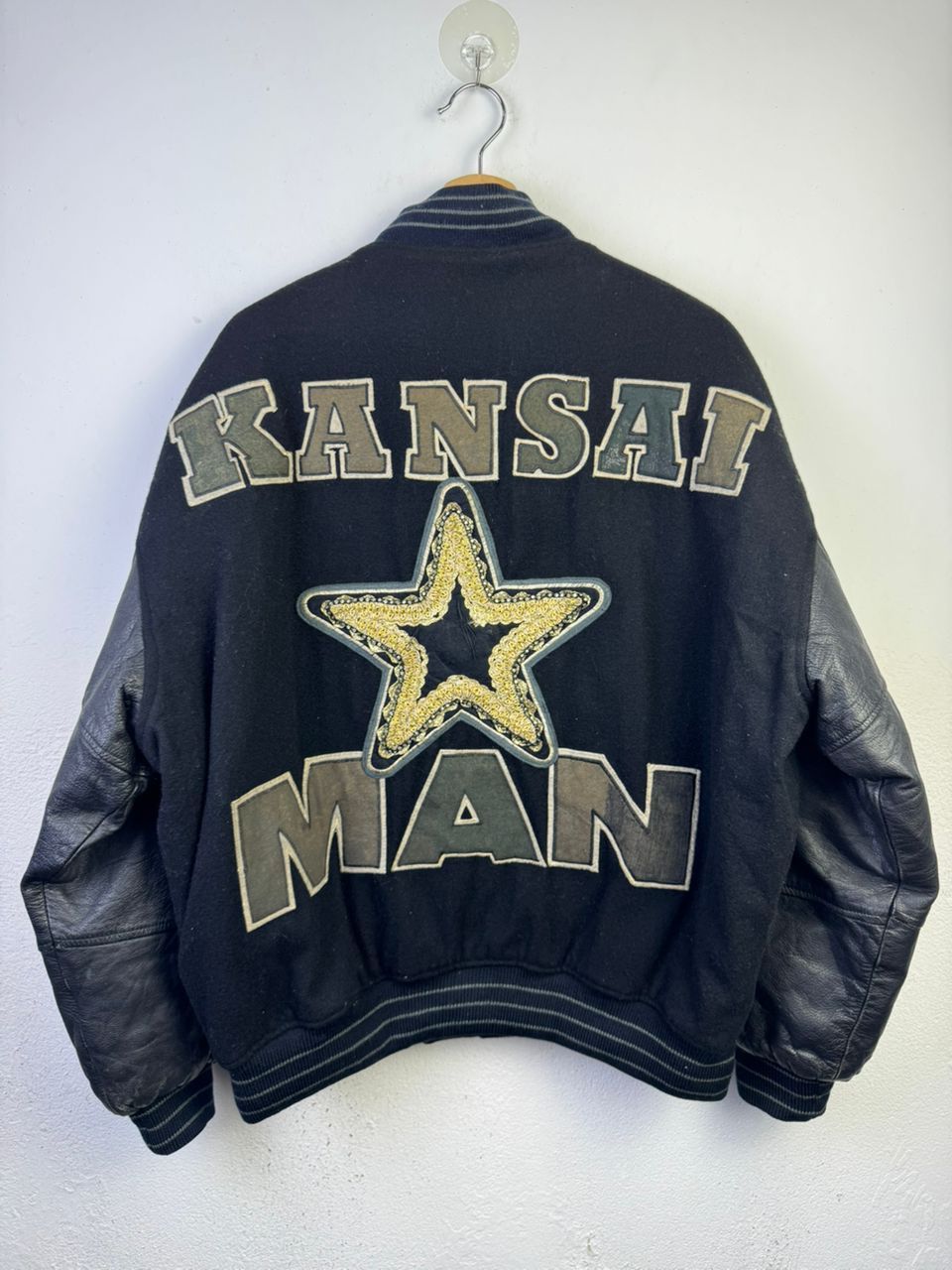 Kansai Yamamoto Vintage Kansai Yamamoto Kansai Man Varsity Wool Jacket Size US L / EU 52-54 / 3 - 1 Thumbnail