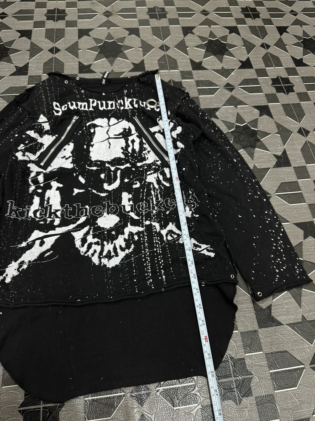 Seditionaries Seditionaries Muslin Scumpuncture Zipper Punk Tee Size US S / EU 44-46 / 1 - 14 Thumbnail