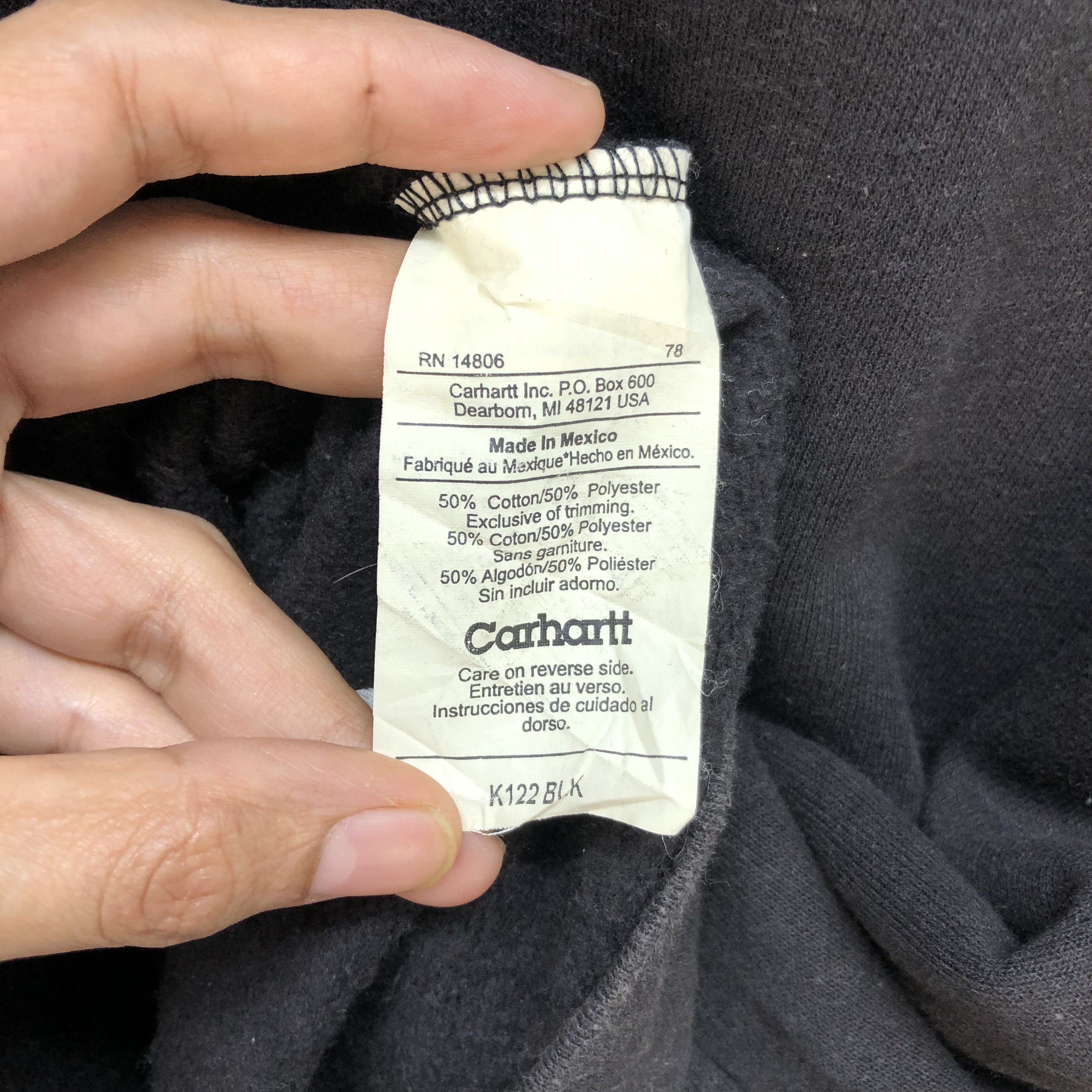 Carhartt CARHARTT SUN FADED ZIPPER HOODIES #7302-127 Size US M / EU 48-50 / 2 - 10 Thumbnail