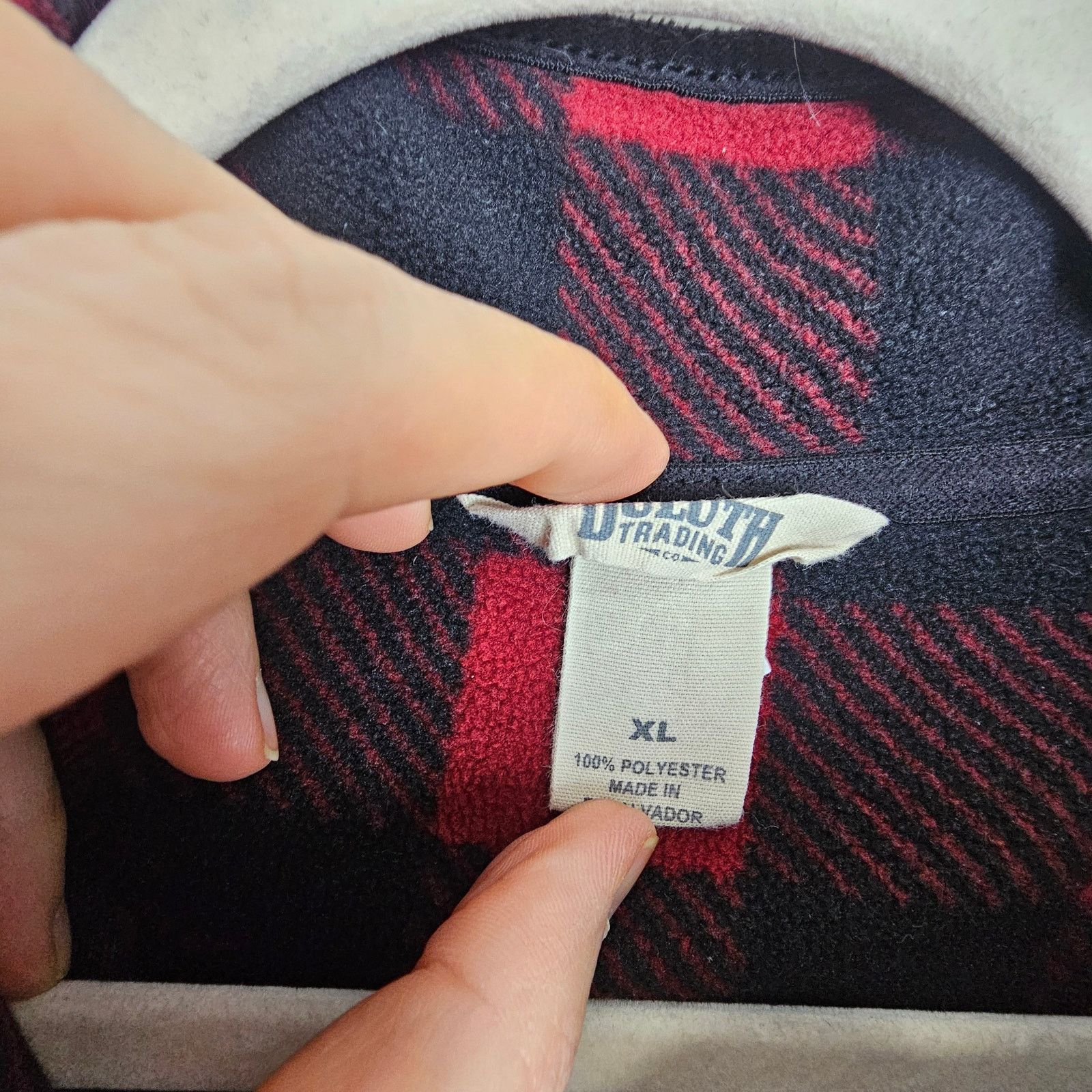 Duluth Trading Company Duluth Trading Co Men Buffalo Plaid Lumberjack Fleece Henley Size US XL / EU 56 / 4 - 6 Thumbnail