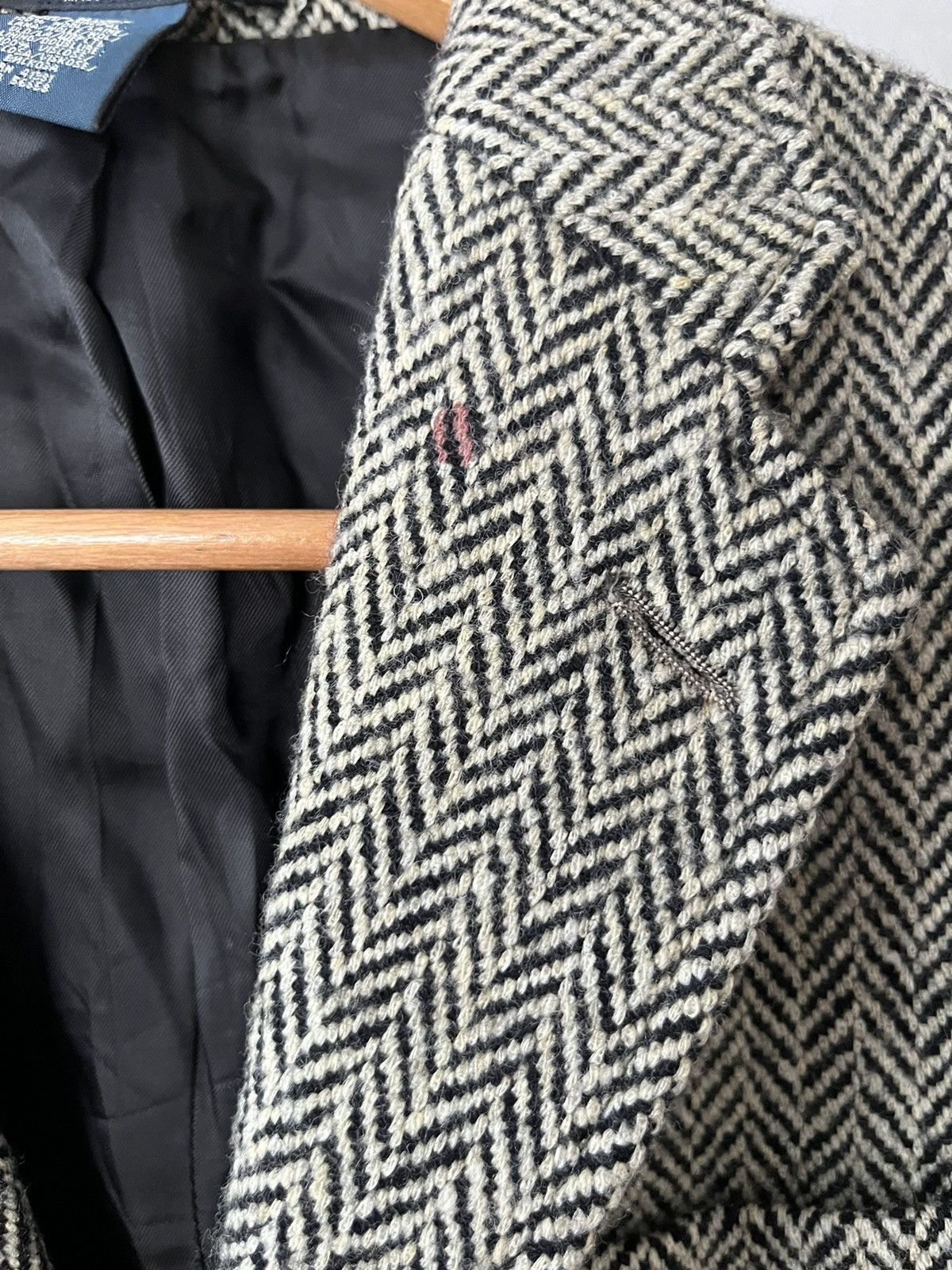 Polo Ralph Lauren Vintage Polo Ralph Lauren Blazer Jacket Wool Herringbone Size XL / US 12-14 / IT 48-50 - 8 Thumbnail